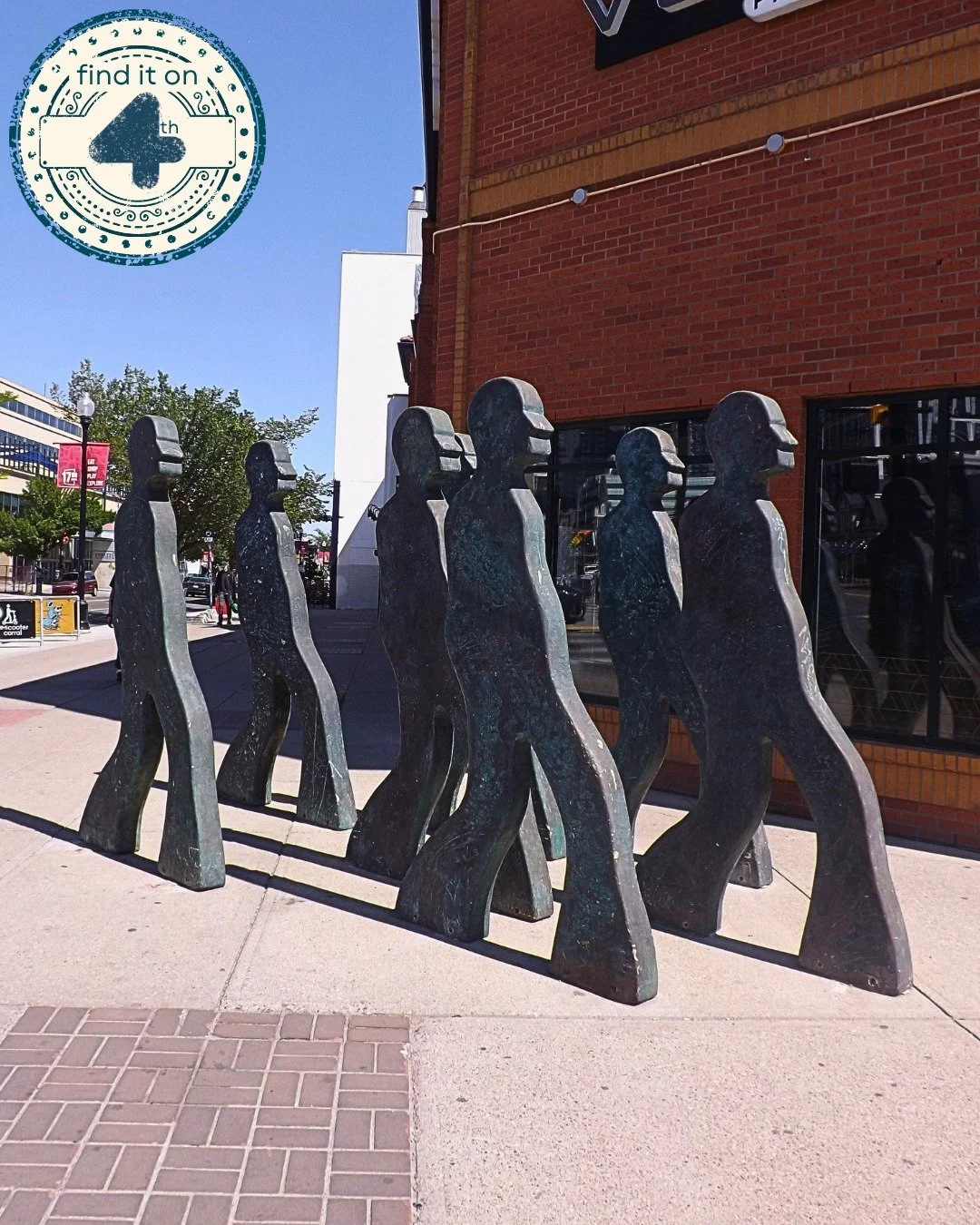 #FindItOnFourth: &lsquo;Starting Fourth&rsquo; by Garry Jones 🚶🚶🚶
You&rsquo;d be forgiven for thinking these statues by @oqstories, @duerperformance, @pinbaryyc and @secondcupcanada were a play on The Beatles&rsquo; iconic Abbey Road album artwork