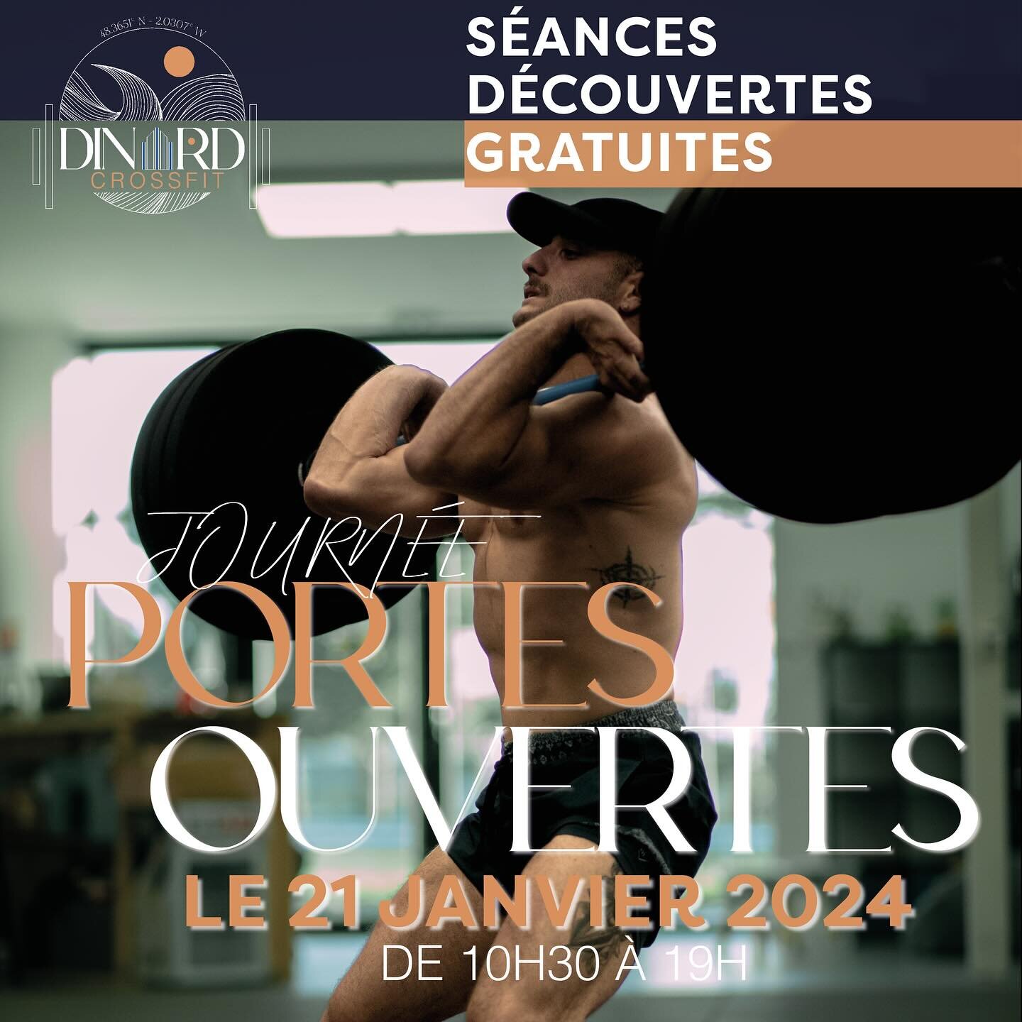 La premi&egrave;re semaine de l&rsquo;ann&eacute;e a &eacute;t&eacute; bien charg&eacute; &agrave; Dinard CrossFit et promet une ann&eacute;e on 🔥
 
La premi&egrave;re des annonces c&rsquo;est notre journ&eacute;e portes ouvertes, qui aura lieu le D