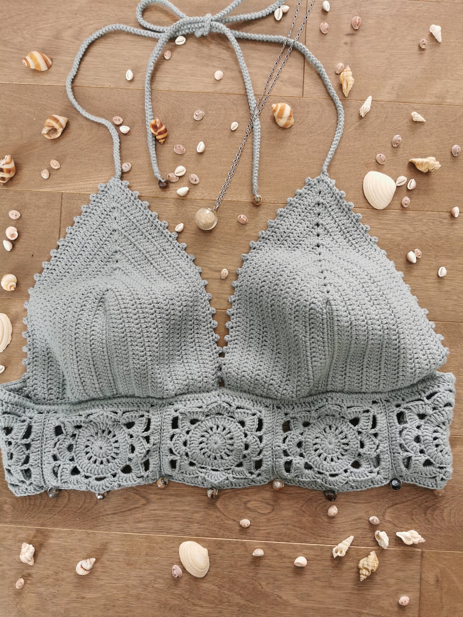 Mosaic Bralette Crochet Pattern — Baecrochett by Lizzy & Becky