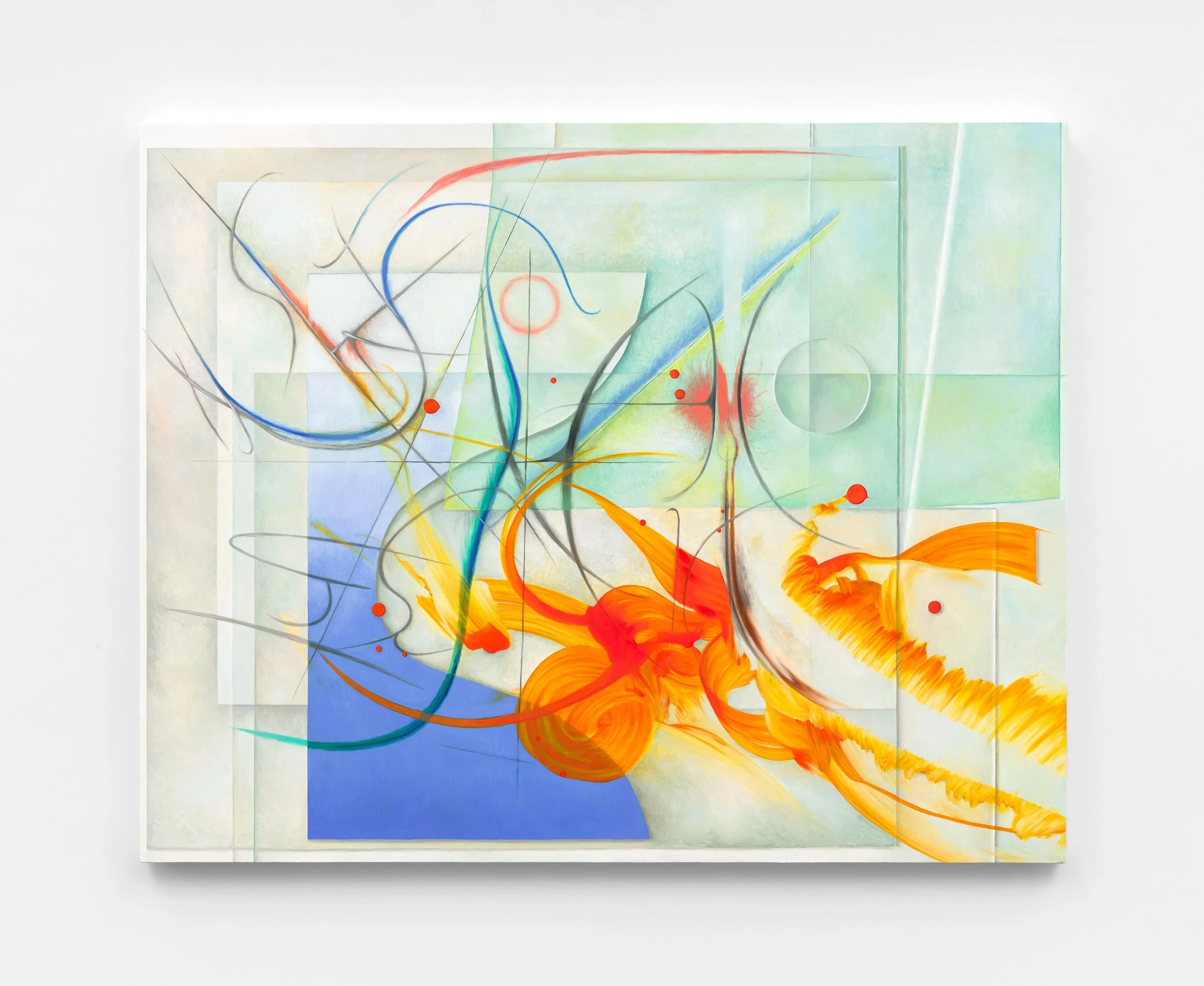 Conductor of Universal Harmonic Resonance, 2026, oil on canvas, 56.5 x 45 in