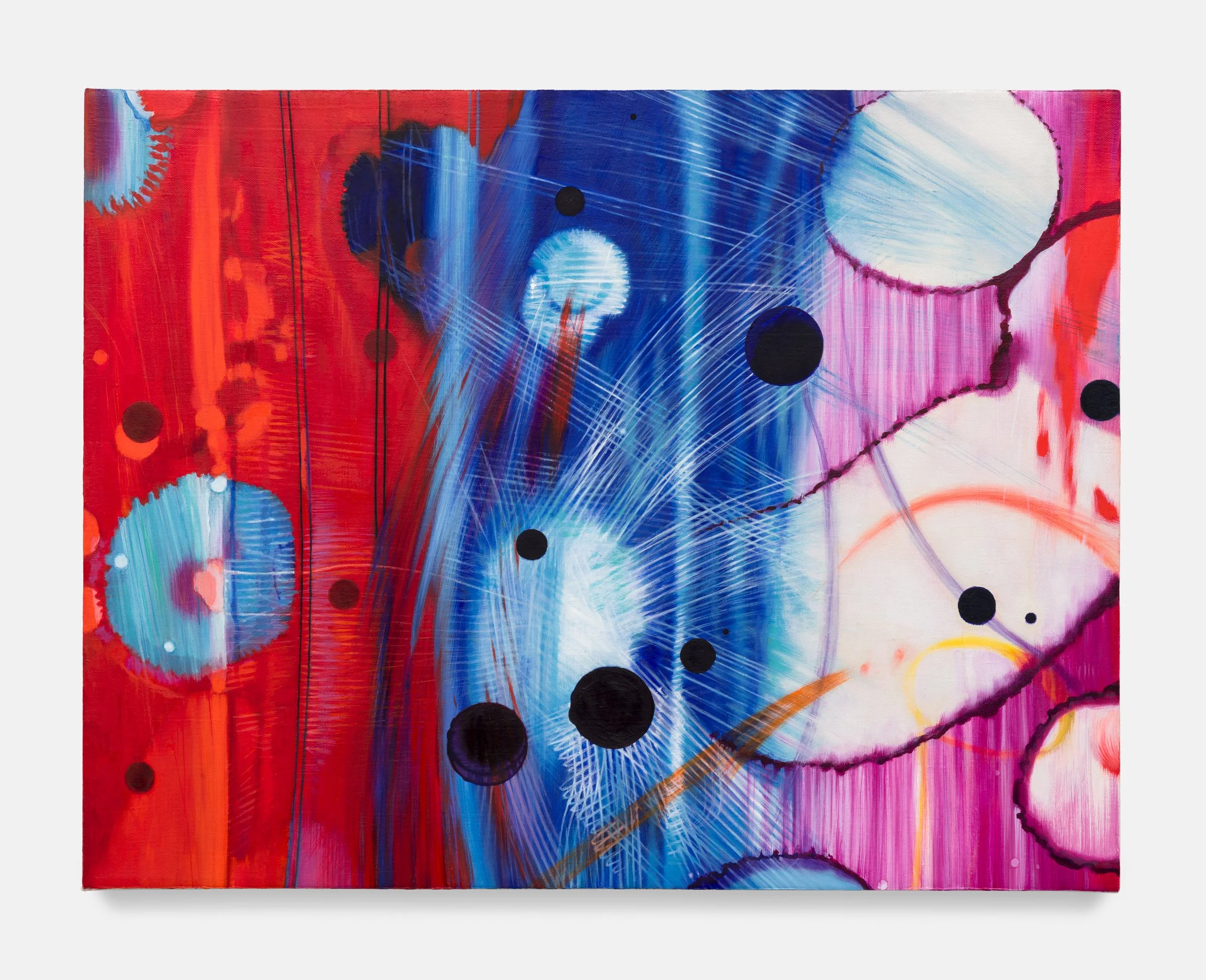 Sound, Liquid and Rushing, 2025, oil on canvas, 20 x 26 in