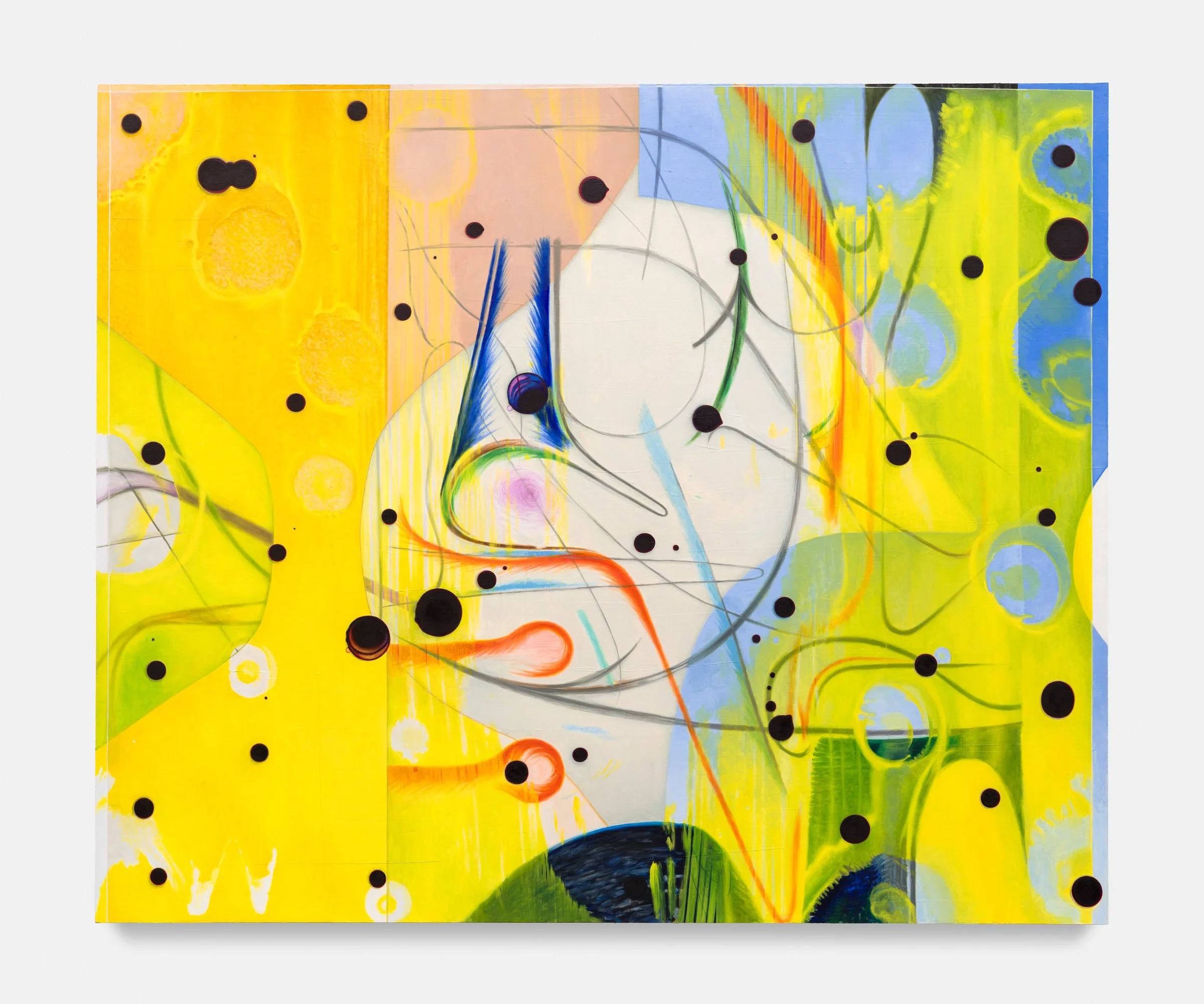 Sometimes Destructive, 2025, oil on canvas, 53 x 64 in