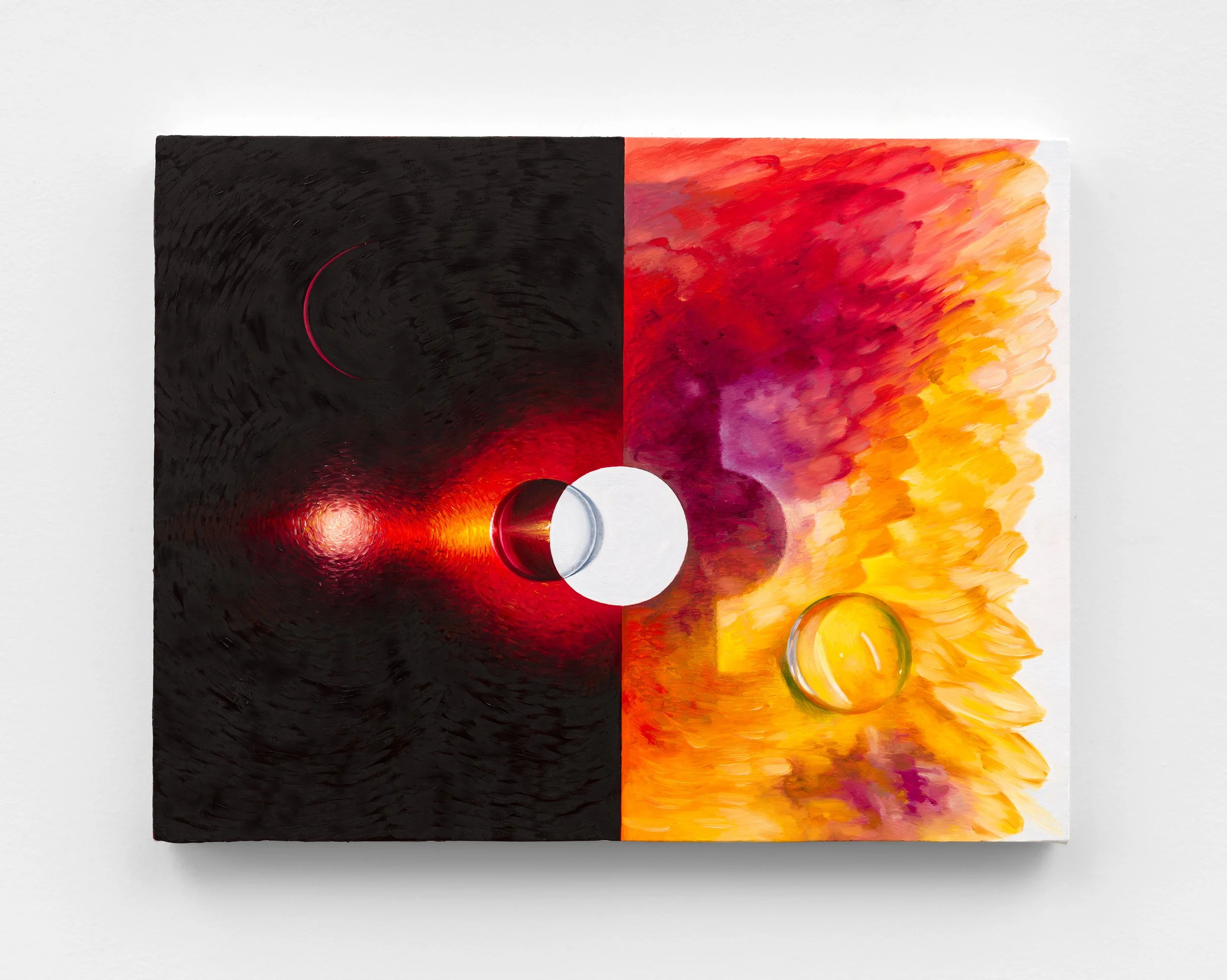 Dream Contact, 2026, oil on canvas, 20 x 26 in