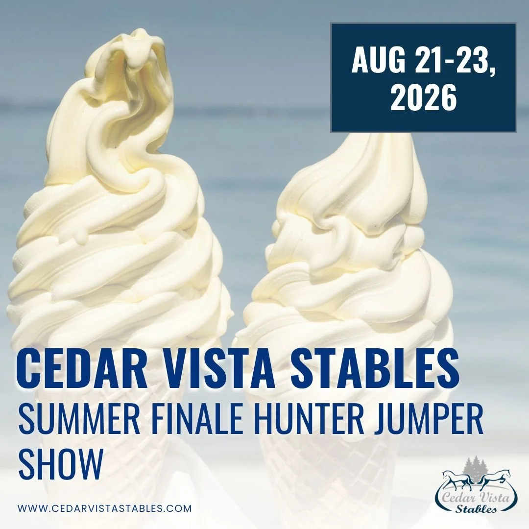 CVS Summer Finale Hunter Jumper Show