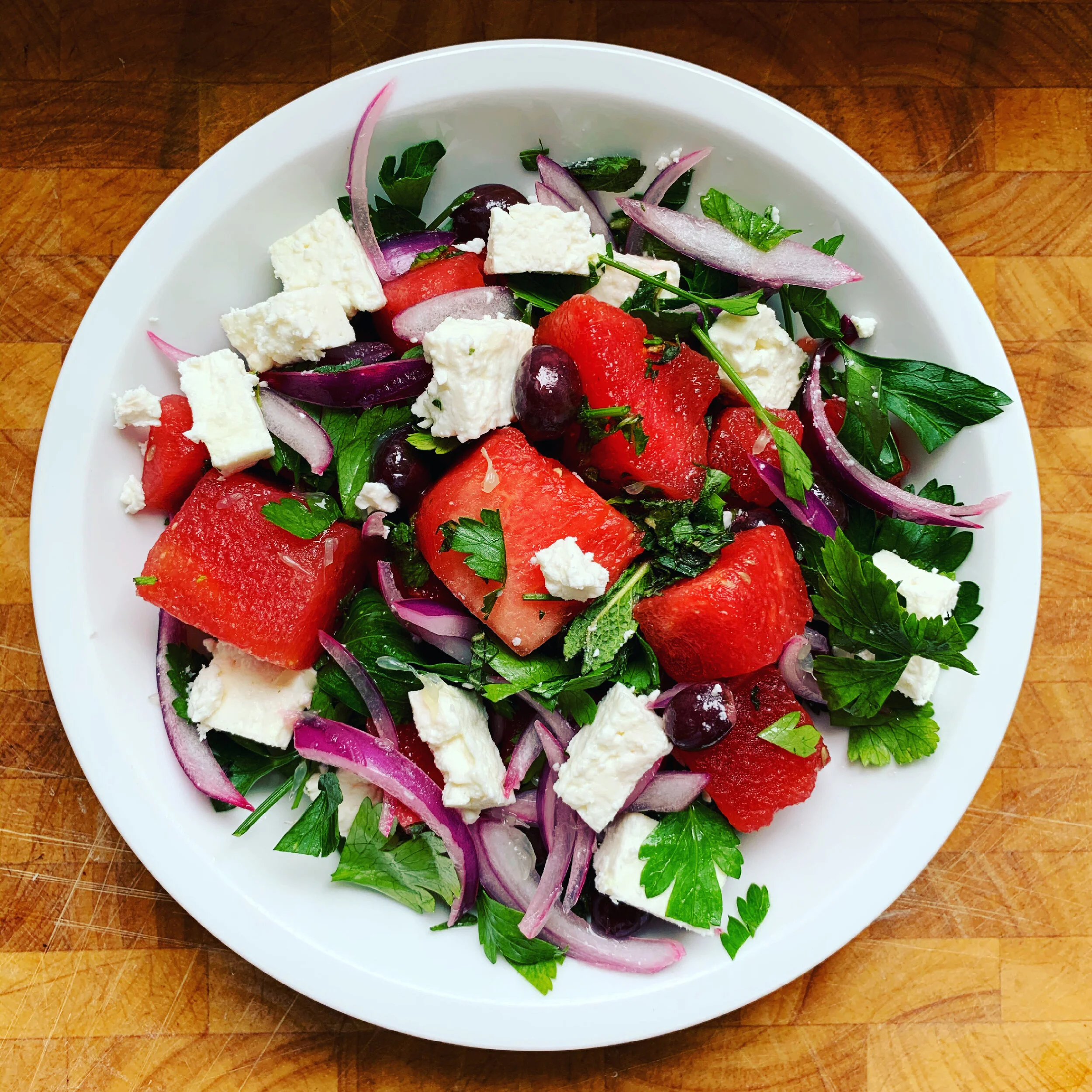 Nigella’s Forever Summer watermelon and feta salad — Tum Yum Yum