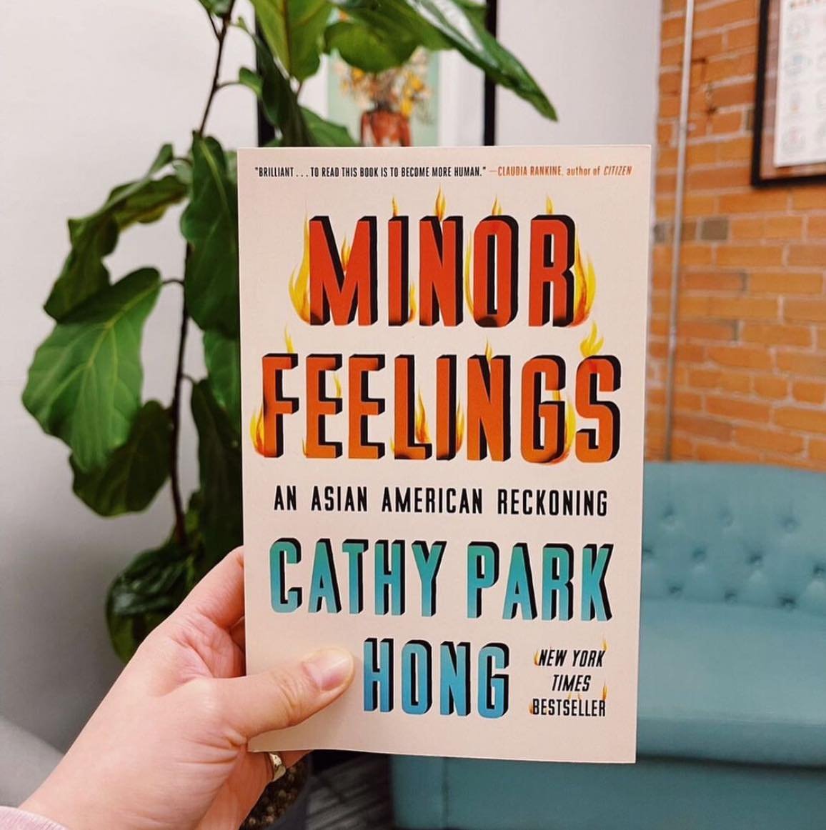In honour of Asian Heritage Month, we&rsquo;ll be sharing some of our favourite mental health books &amp; resources by Asian authors throughout May.
.
First up is Minor Feelings: An Asian American Reckoning by Cathy Park Hong.
.
Fave quote: &ldquo;My