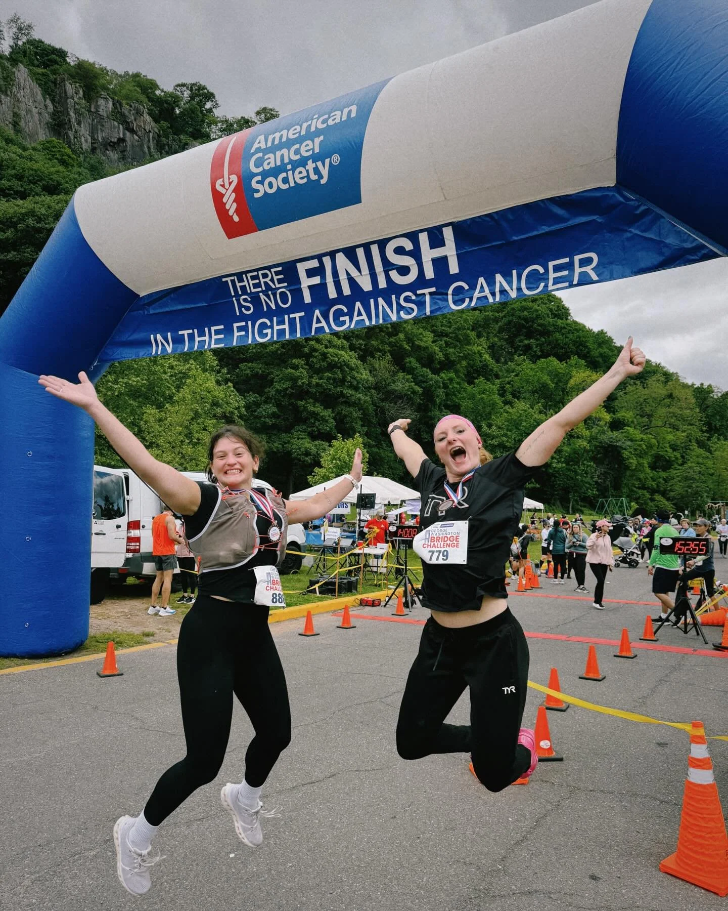 First official 10K was a success! Love doing fitness with you @felicia.ahlers. Can&rsquo;t wait for the next one 🤩