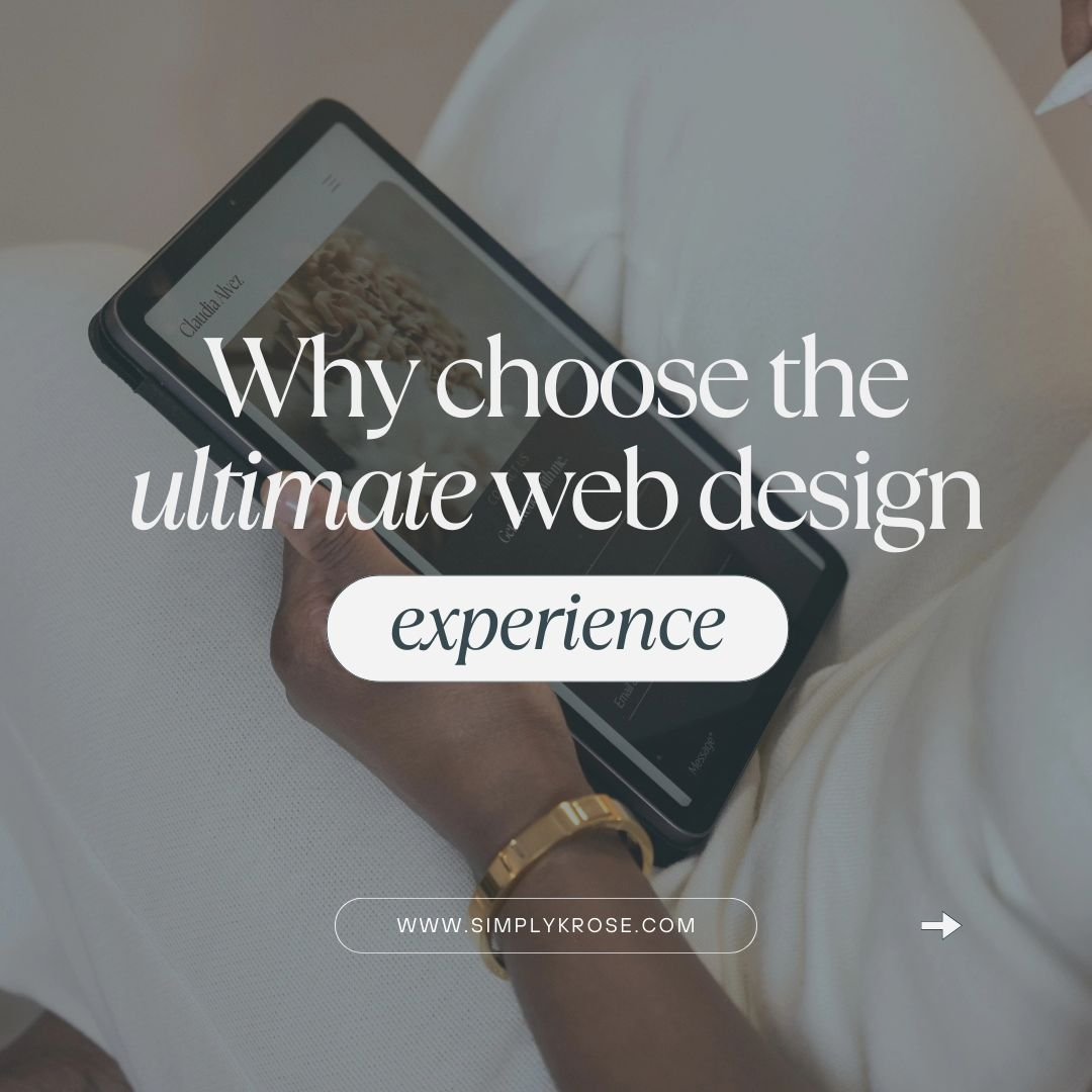 Why should Simply K.Rose Designs design your custom website?

We're currently accepting new clients. Book with us at www.simplykrose.com or click link in bio.
.
.
.
#webdesign #service #serviceprovider #coaching #therapist #photography #photographer 