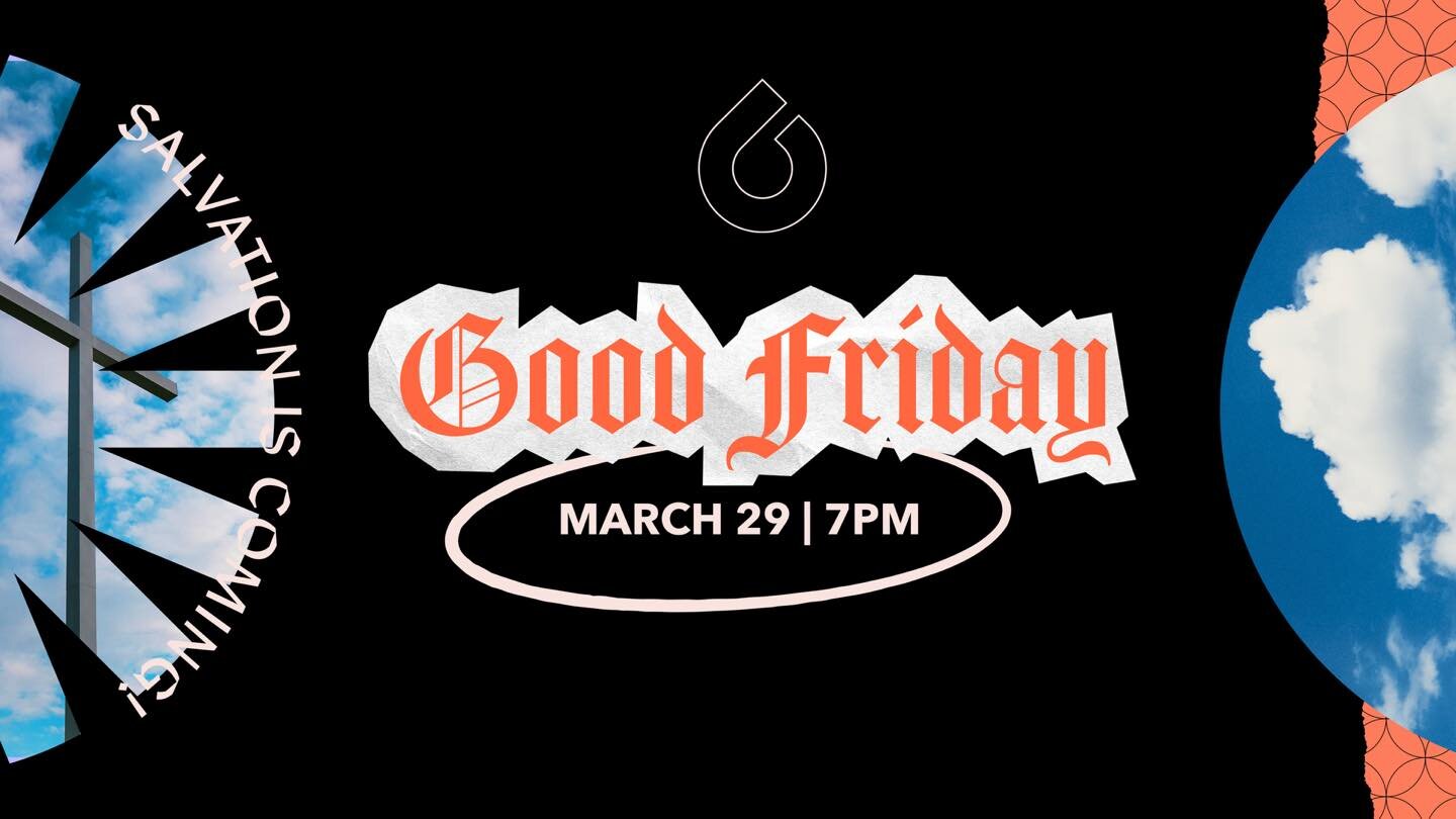 Join us for our Good Friday service!
.
.
Why is Good Friday good? Because Jesus' death destroyed the power of sin.