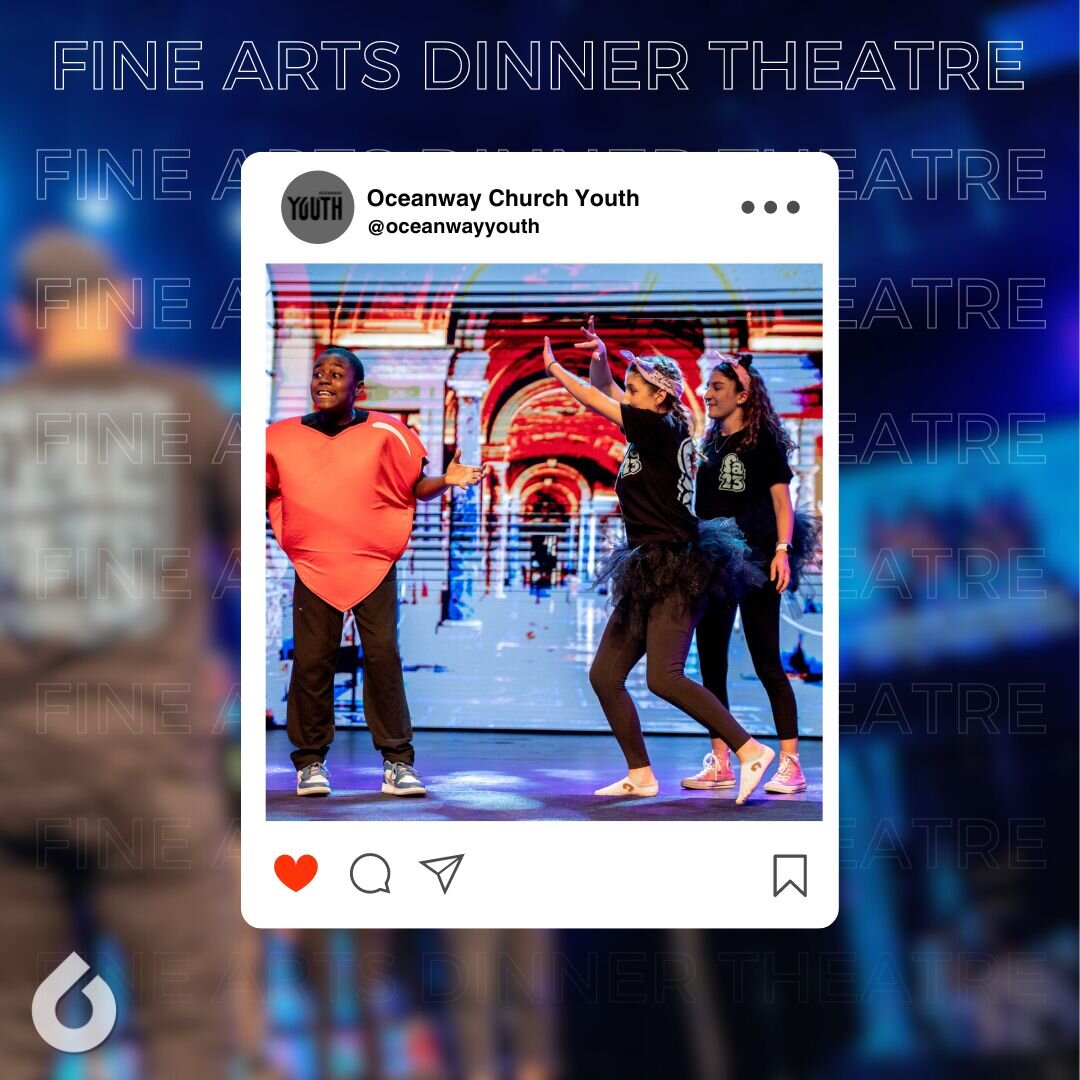 TONIGHT IS THE NIGHT! 😱

The students of Oceanway Youth are proud to present their Fine Arts Dinner Theatre! 🎭🩰🎨🎬🎤🎧🎼🥁🎺 

They have been working so hard, and we could not be more proud of them! You're going to see human videos, step teams, c