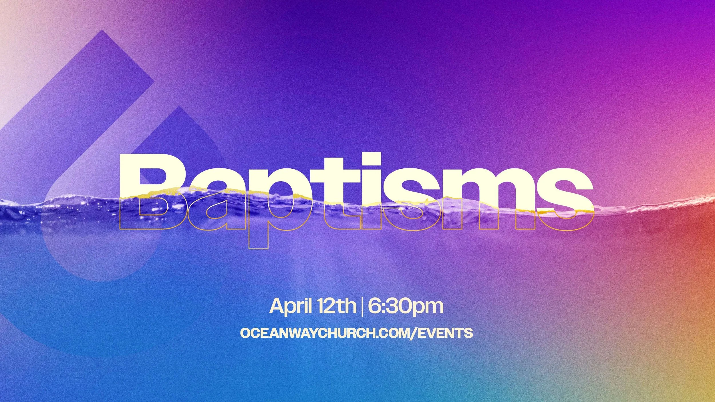 Baptism Sunday