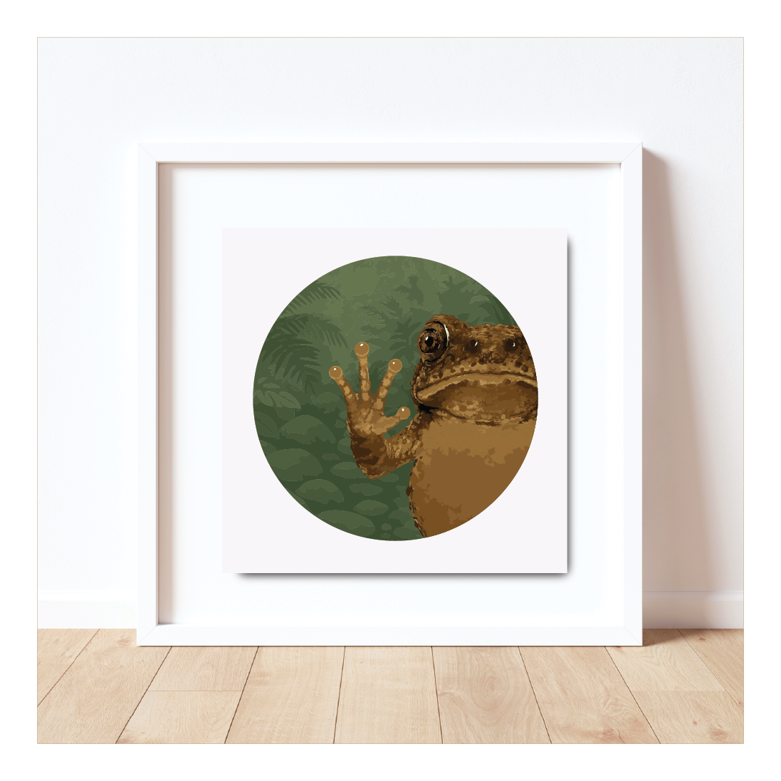 Commisioned artwork of Hofstetter's frog by Steph Nierstenhoefer. Part of the PFWR Specials Species Spotlight.