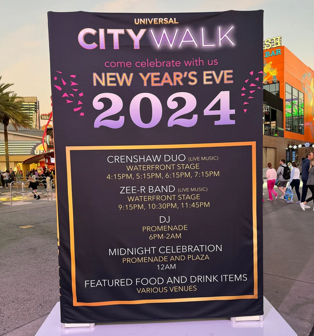 Complete Guide to New Year's Eve at Universal Orlando Resort + review ...