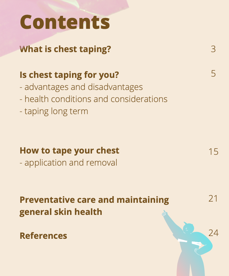 Chest Taping Guide Information on KT tape and chest binding — Every