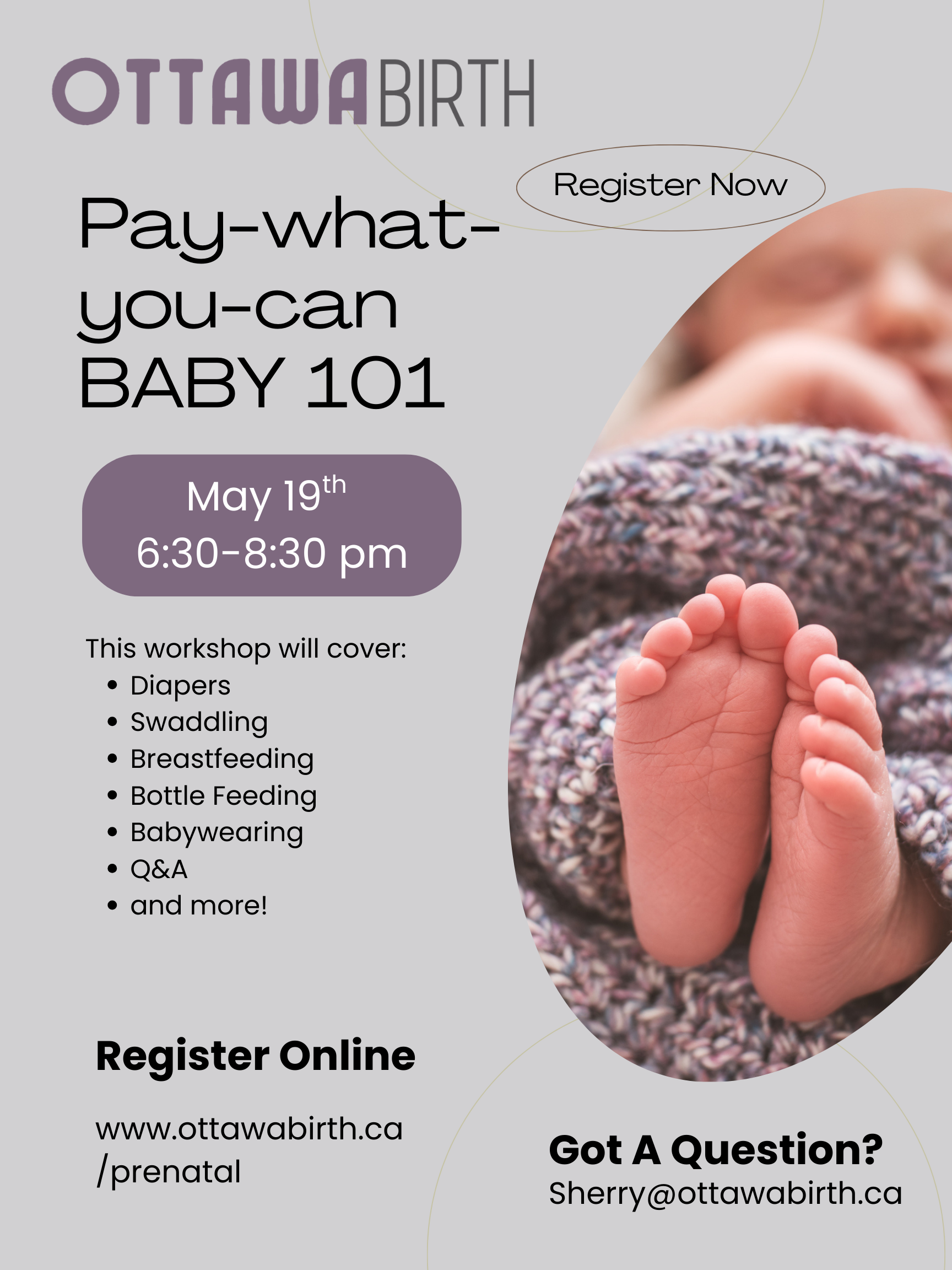 Baby 101 Workshop- May