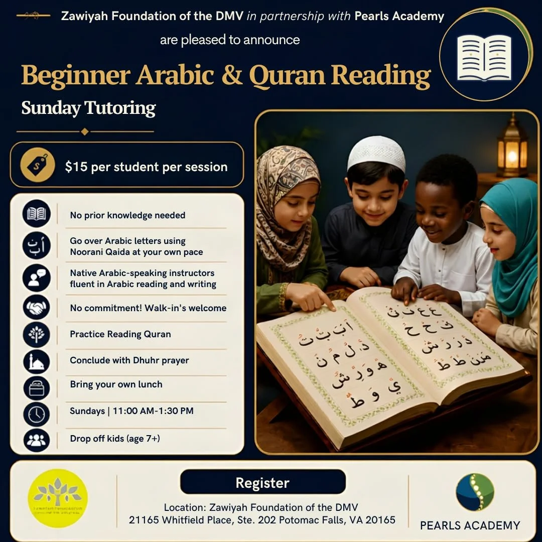 Beginner Arabic & Quran Reading Registration Payment