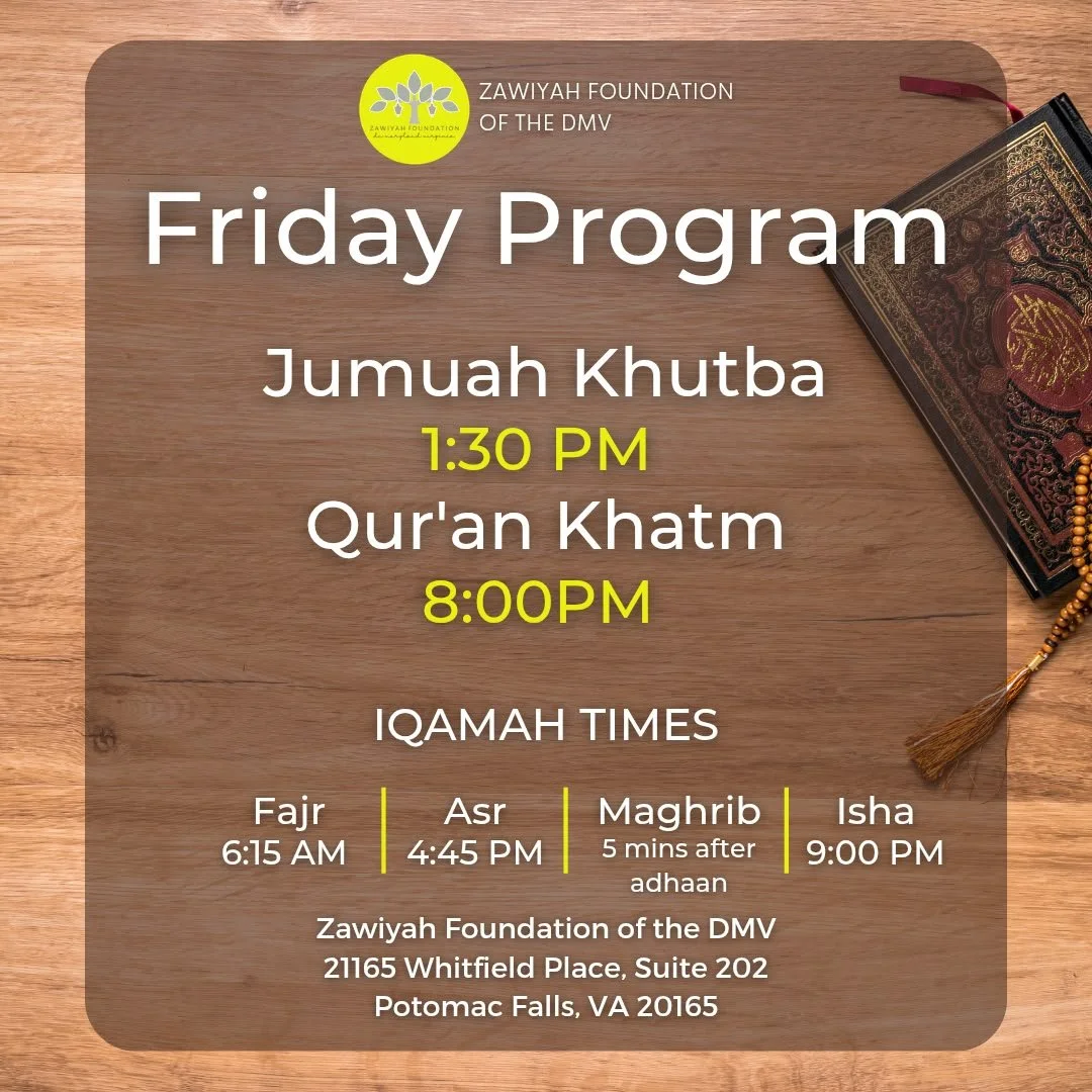 Jumuah Prayer &amp; Quran Khatm Dua