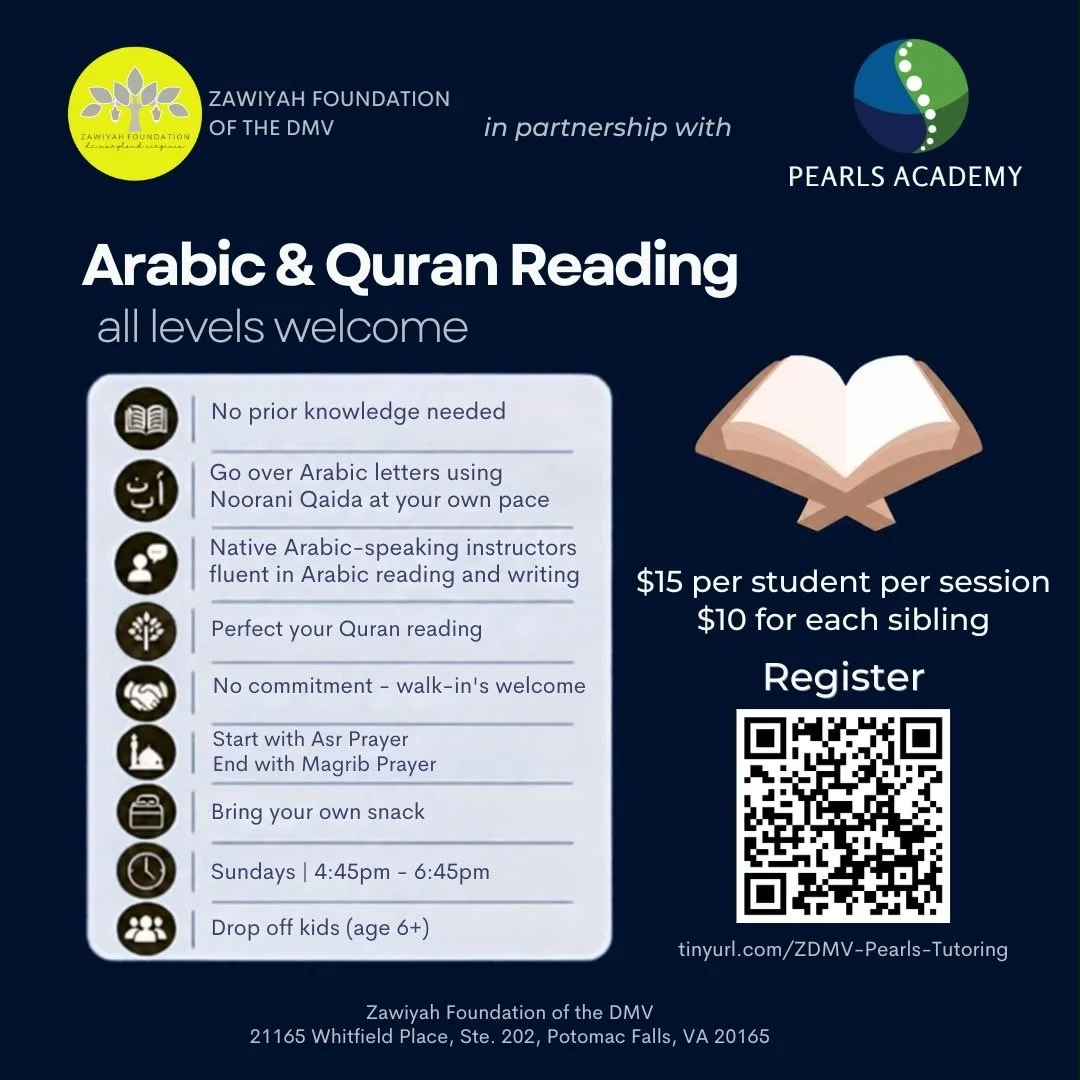 Beginner Arabic & Quran Reading Registration Payment