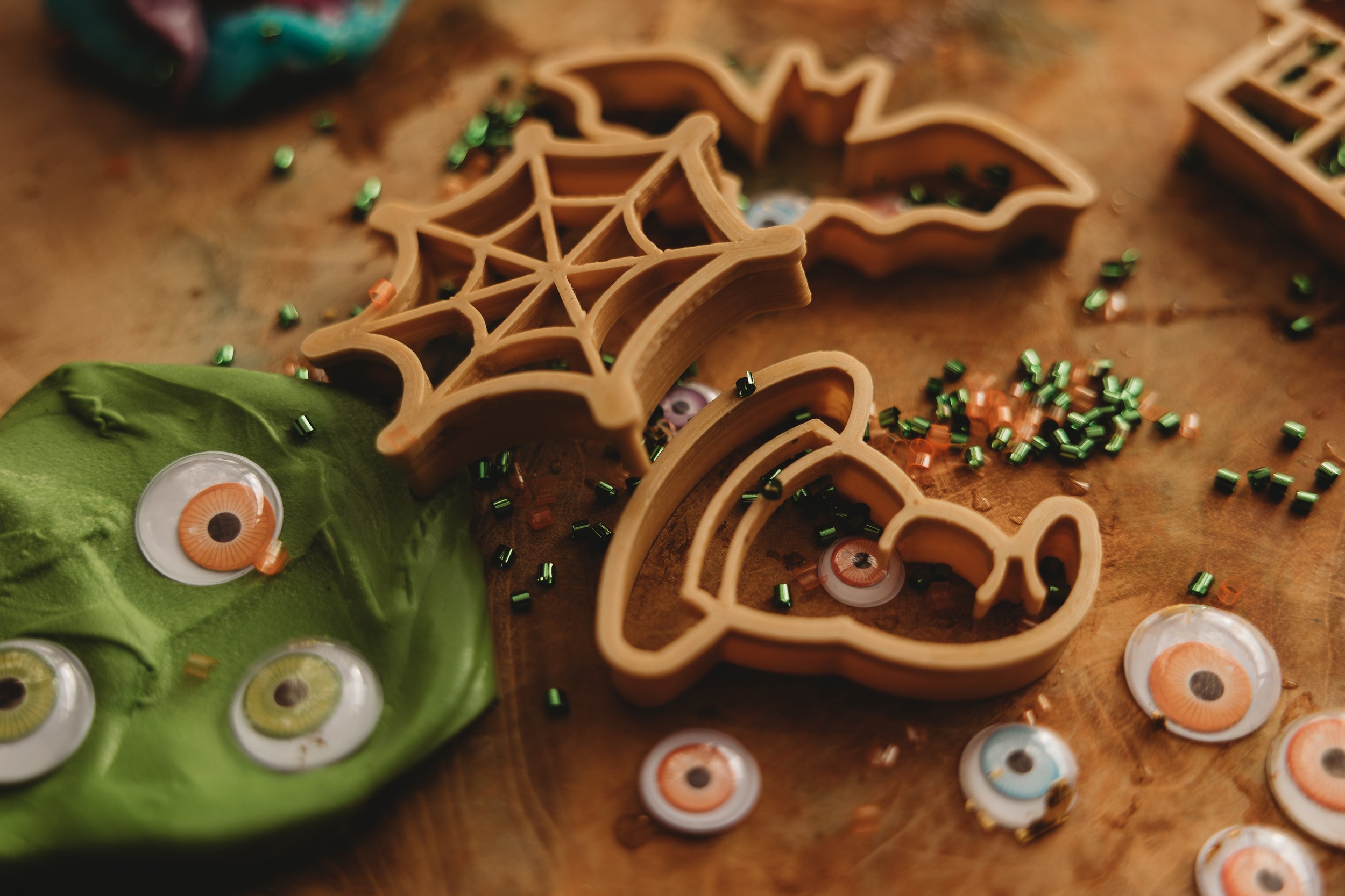 Eco friendly Halloween Playdough cutters