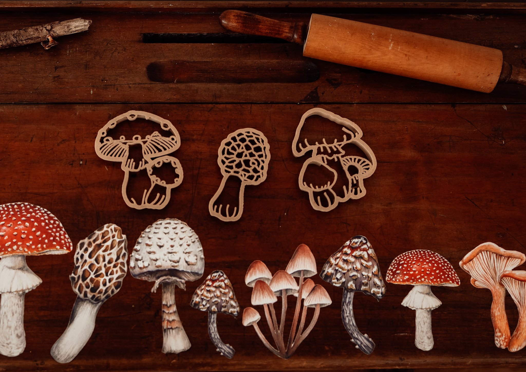 Mushroom play dough cutter eco