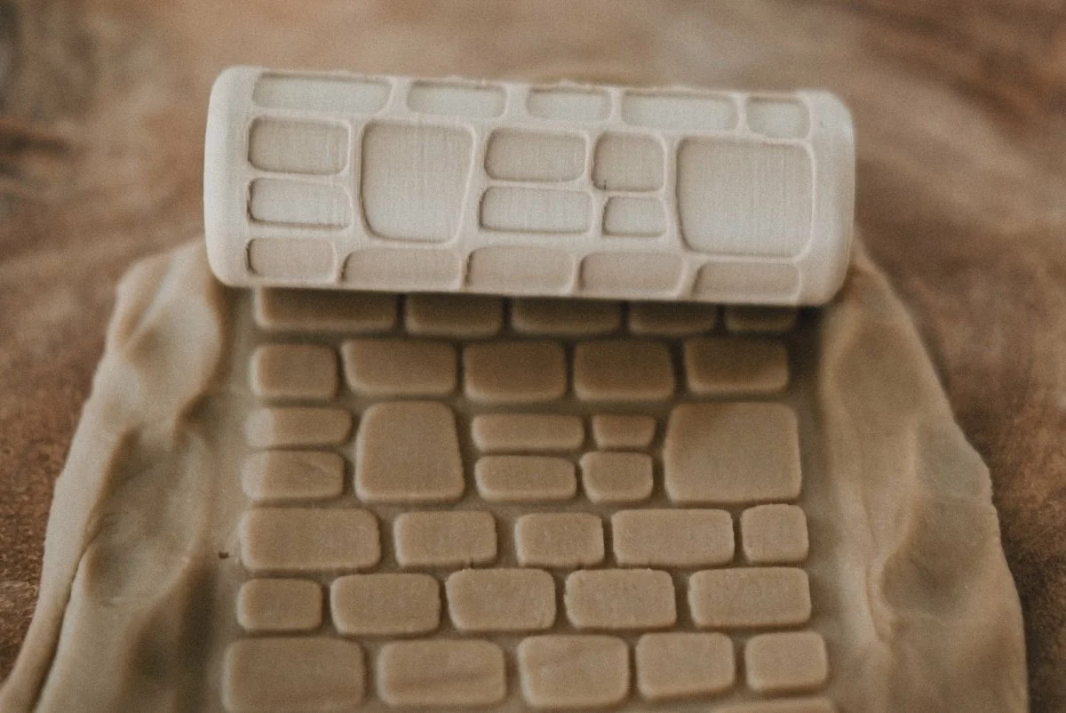 Cobblestone playdough Roller -Kinfolk Pantry