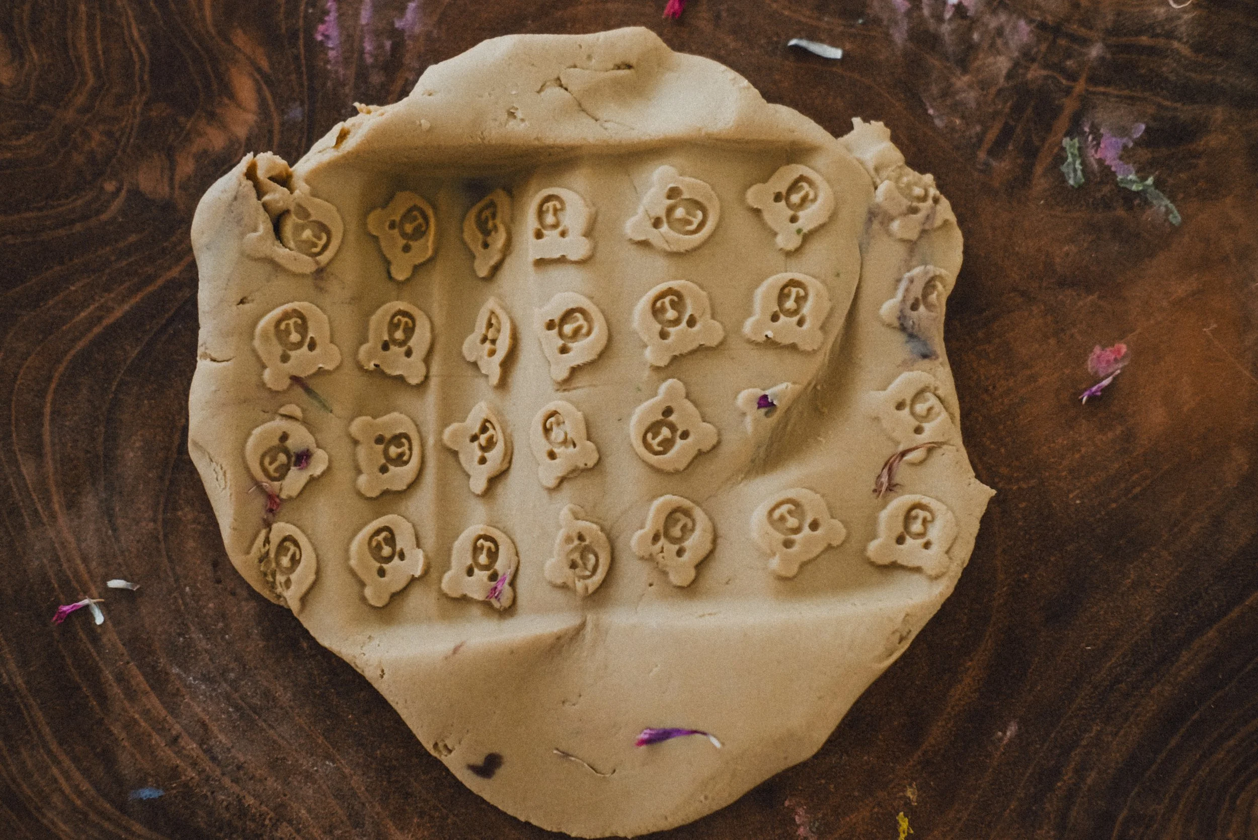 Eco Bear Pattern roller - Playdough tool - Kinfolk Pantry