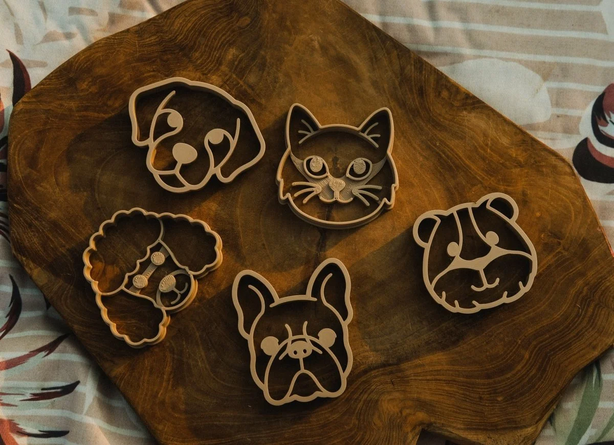 Pet Friends Eco Cutter Set - 5 Animal Faces