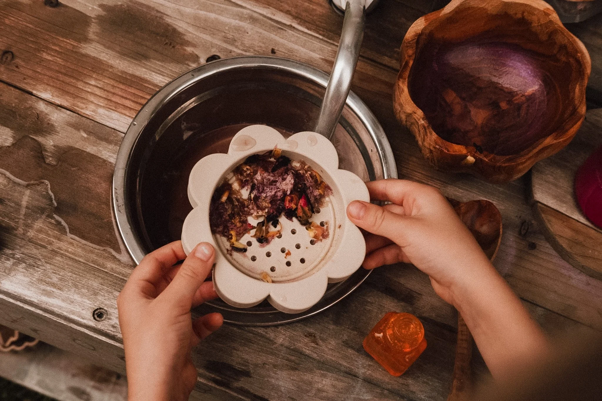 Play sifter - sensory play