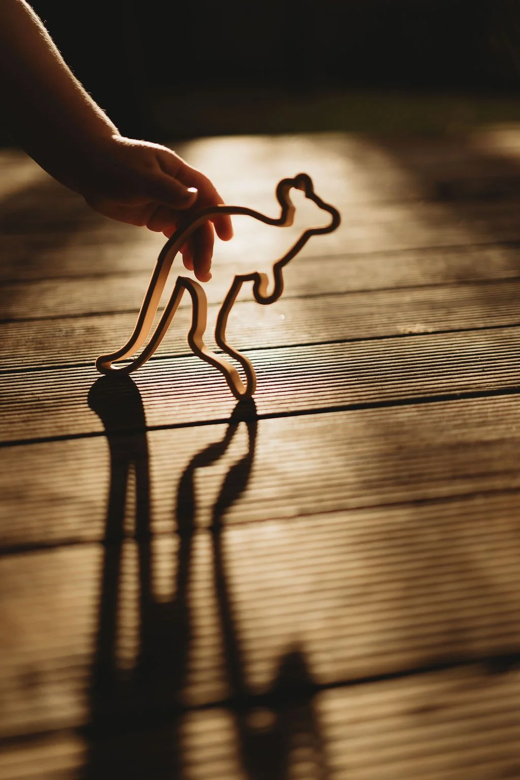 Kangaroo playdough cutter made from eco-friendly materials
