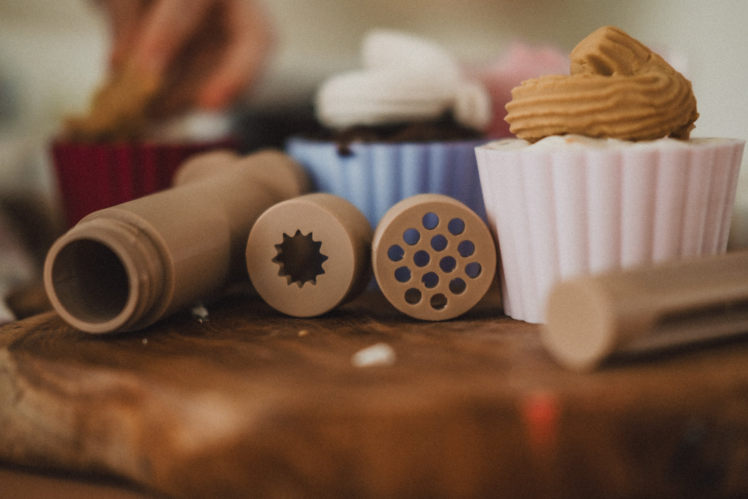 Eco Cupcake Play - Playdough tools -Kinfolk Pantry -