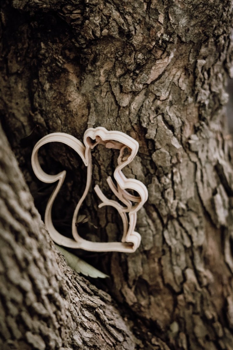 Squirrel play dough cutter