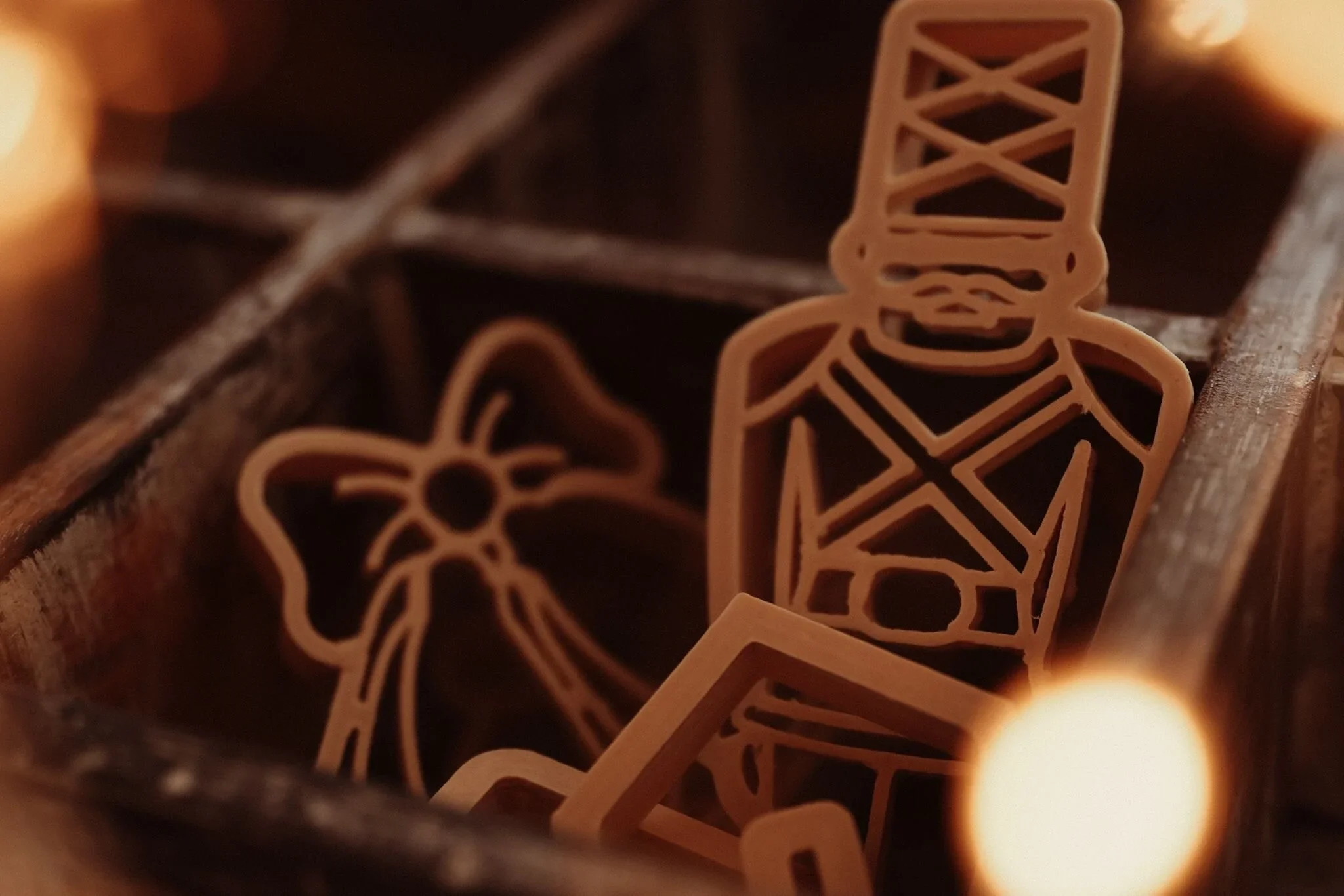Nutcracker Christmas playdough cutter
