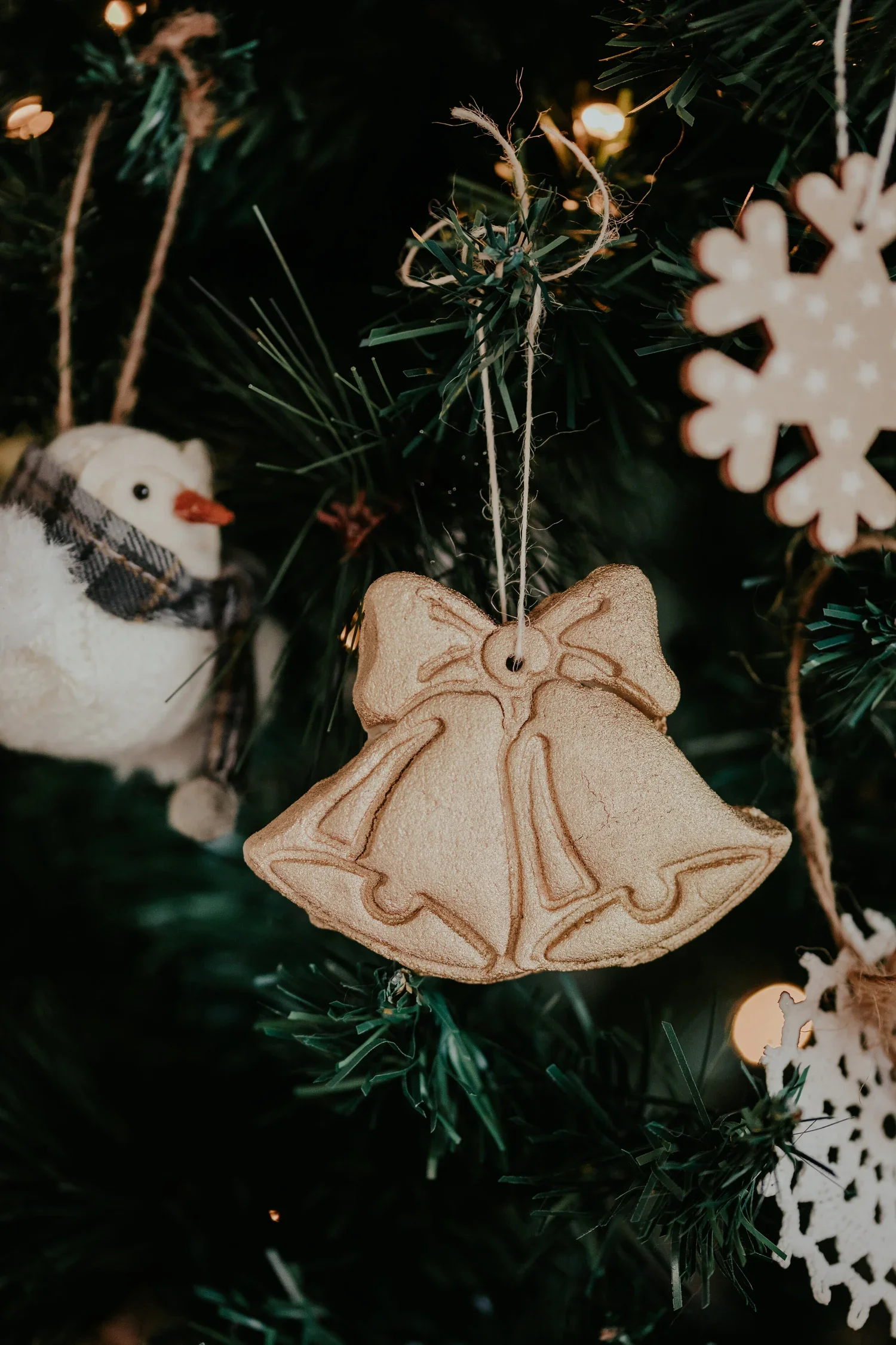 Christmas bell playdough cutter