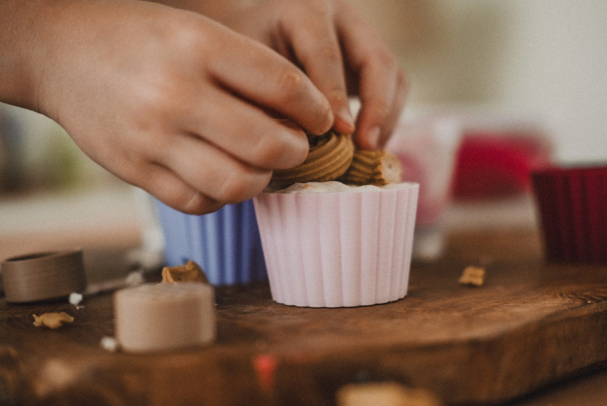 Eco Cupcake Mould - Playdough tools -Kinfolk Pantry