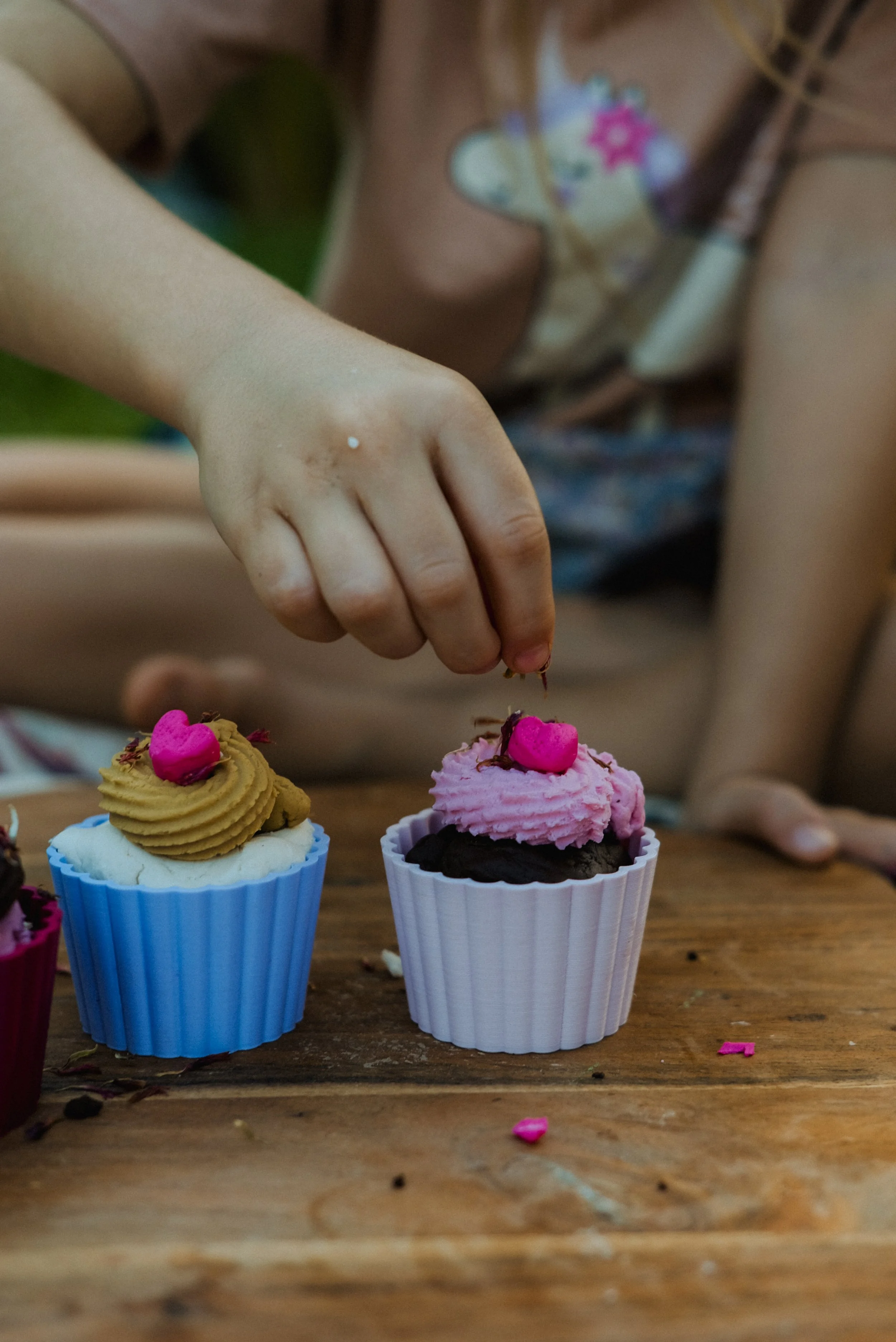 Eco Cupcake Play - Playdough tools -Kinfolk Pantry -