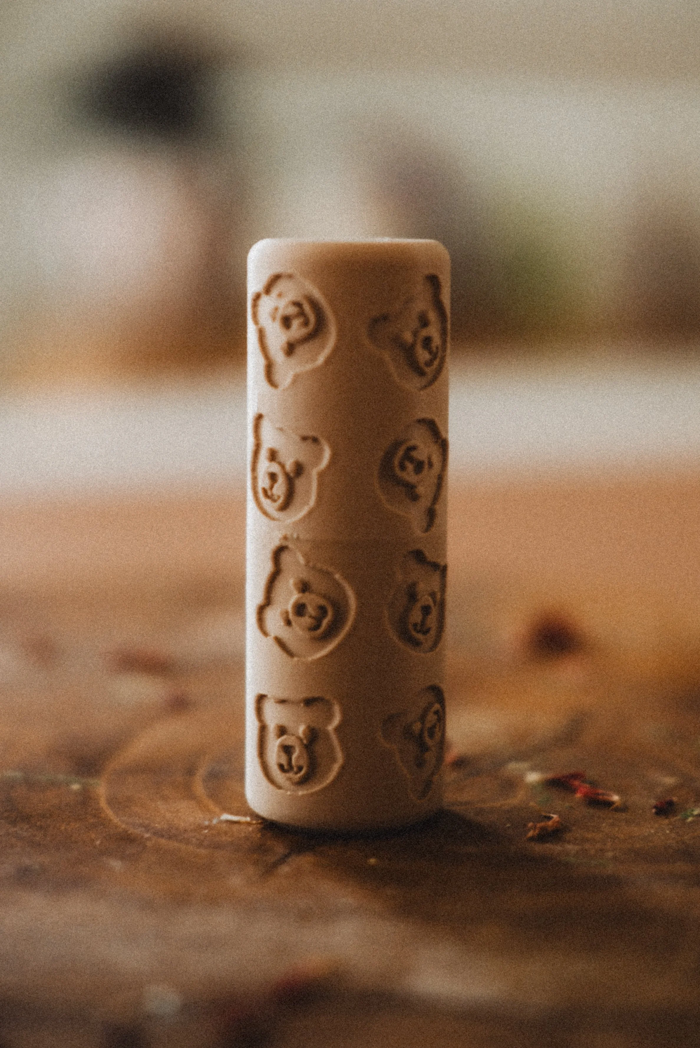 Eco Bear Pattern roller - Playdough tool - Kinfolk Pantry