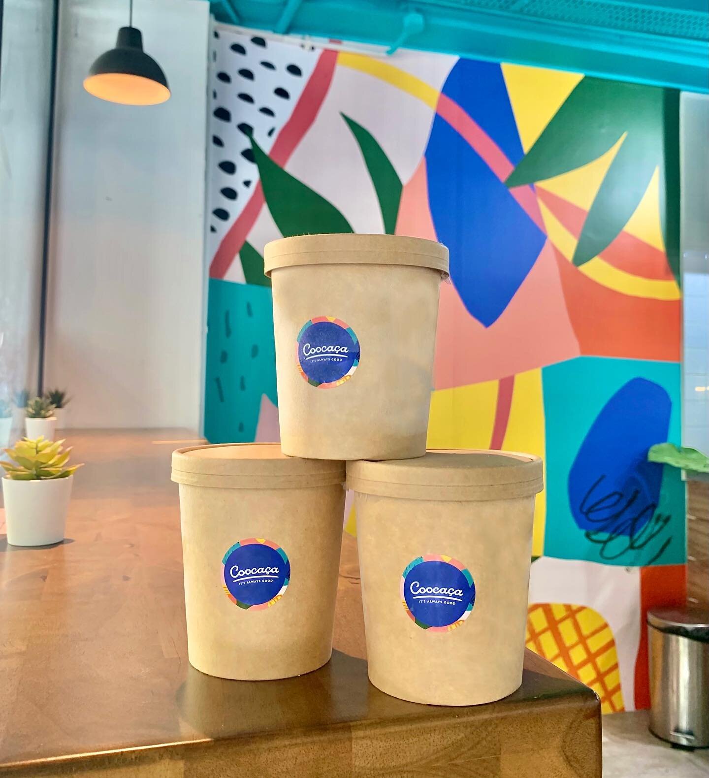 Stock up some a&ccedil;ai pints and enjoy the freshest flavours at home any day, any time. 🌴🤙

Available for takeaway at Liat Towers store only. 🙌 One at $13.50, two at $26. 🌈 
#Cooca&ccedil;aSG #ItsAlwaysGood