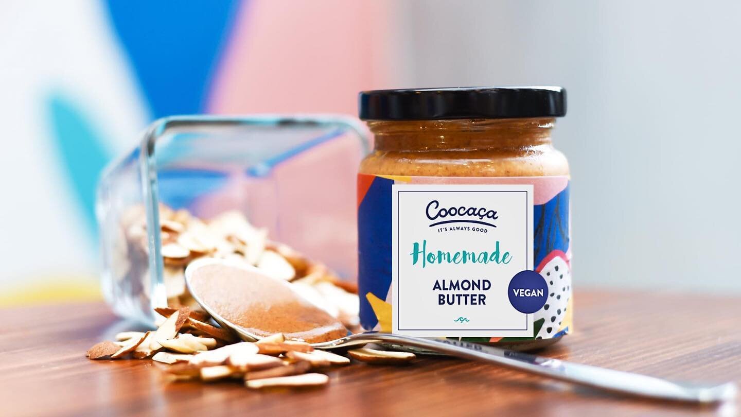 Perfect for a lavish spread atop smoothie bowls, stay home fuzzy bakes and DIY projects. 😎 
Psst.. Bring your own (clean) jars and receive 50c off our homemade almond butter!! 

Available at both Liat Towers and Great World store at $12 ea. 🌈 
#Coo