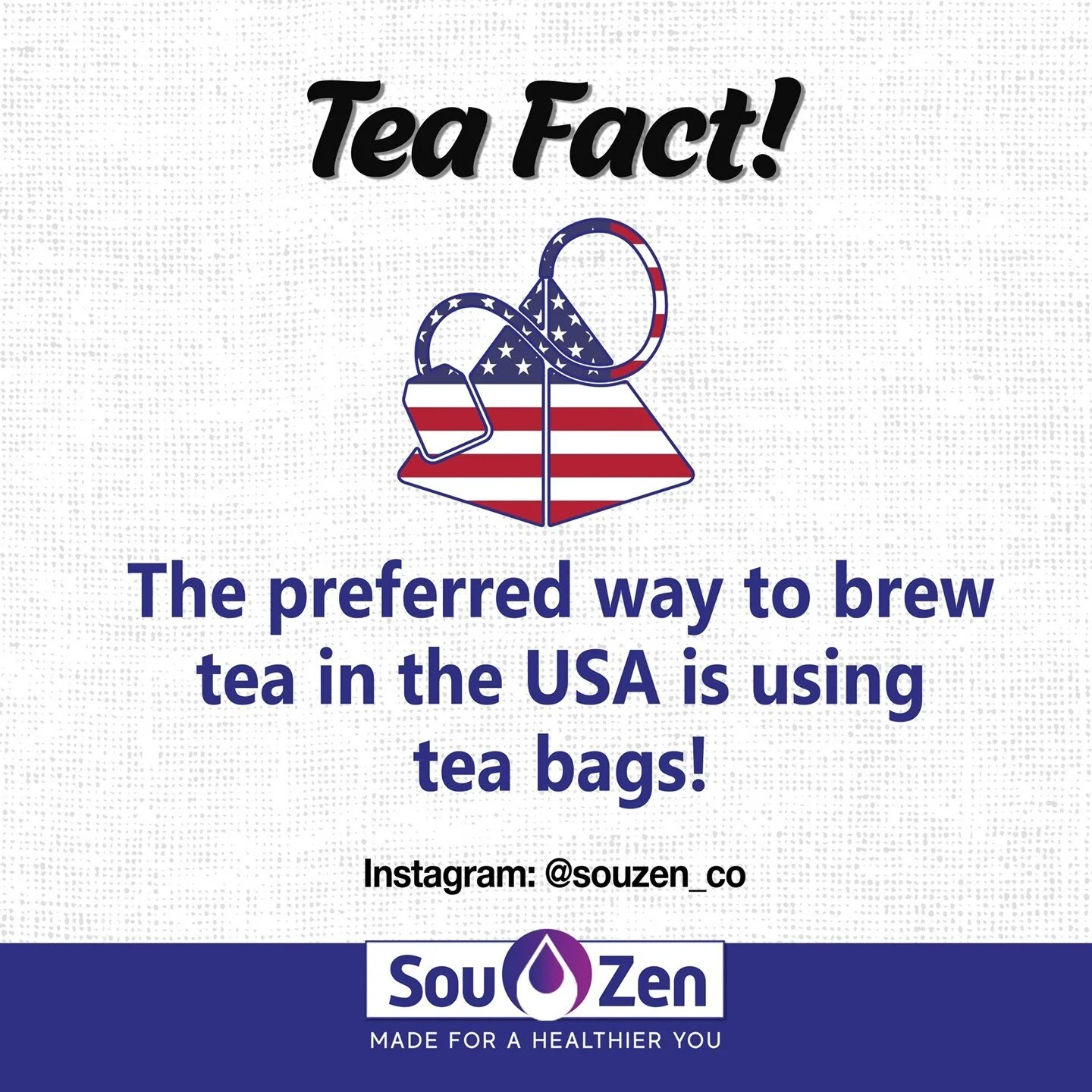 Tea Fact of the Day: The preferred way to brew tea in the USA is using tea bags! I mean who can resist the convenience!
.
.
.
.
.
 #usatea  #cha  #tea  #teatime  #afternoontea  #chadao  #cupoftea  #fucha  #futea #teafacts #teafact #teacommunity