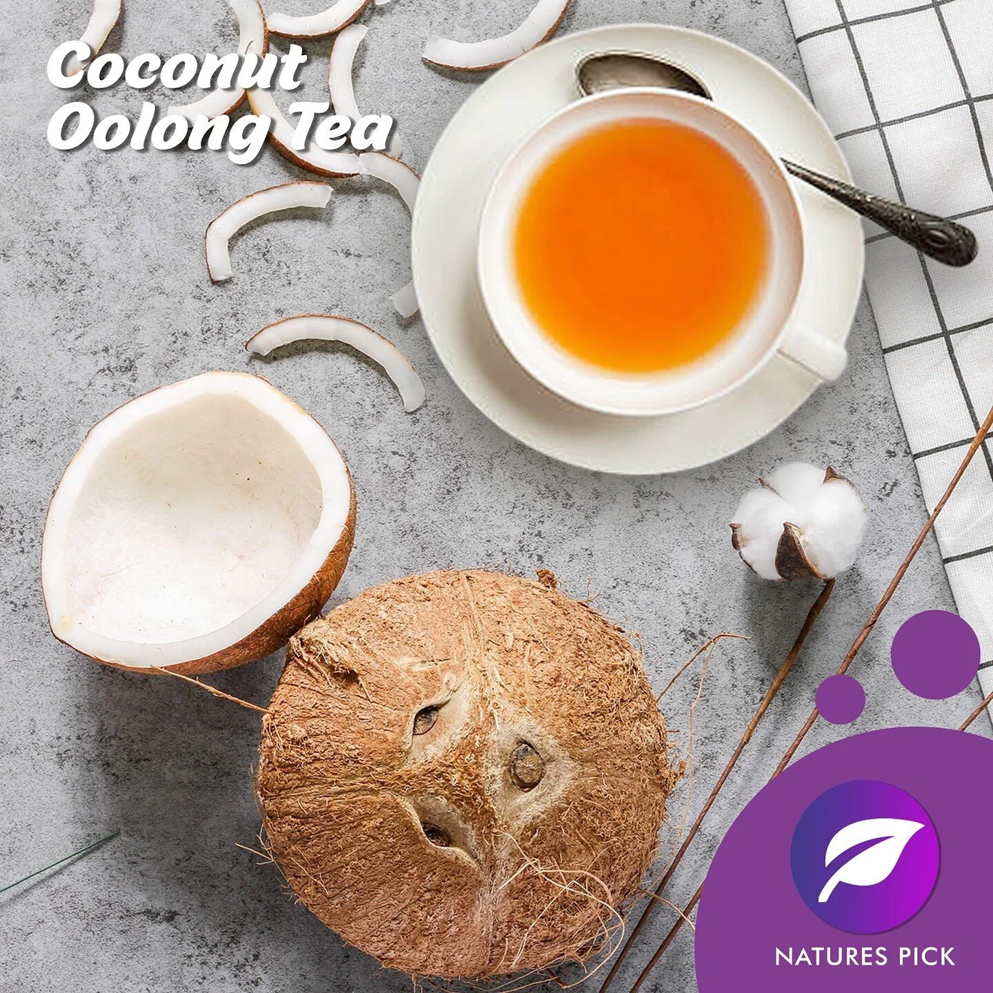 Coconut Oolong Tea made with real coconut flakes. Quality tea with premium ingredients straight from nature.
.
.
.
.
#coconutoolong #oolongtea #oolong  #tea  #teatime  #tealover  #teacup  #greentea  #teaaddict  #instatea  #tealovers  #cupoftea #