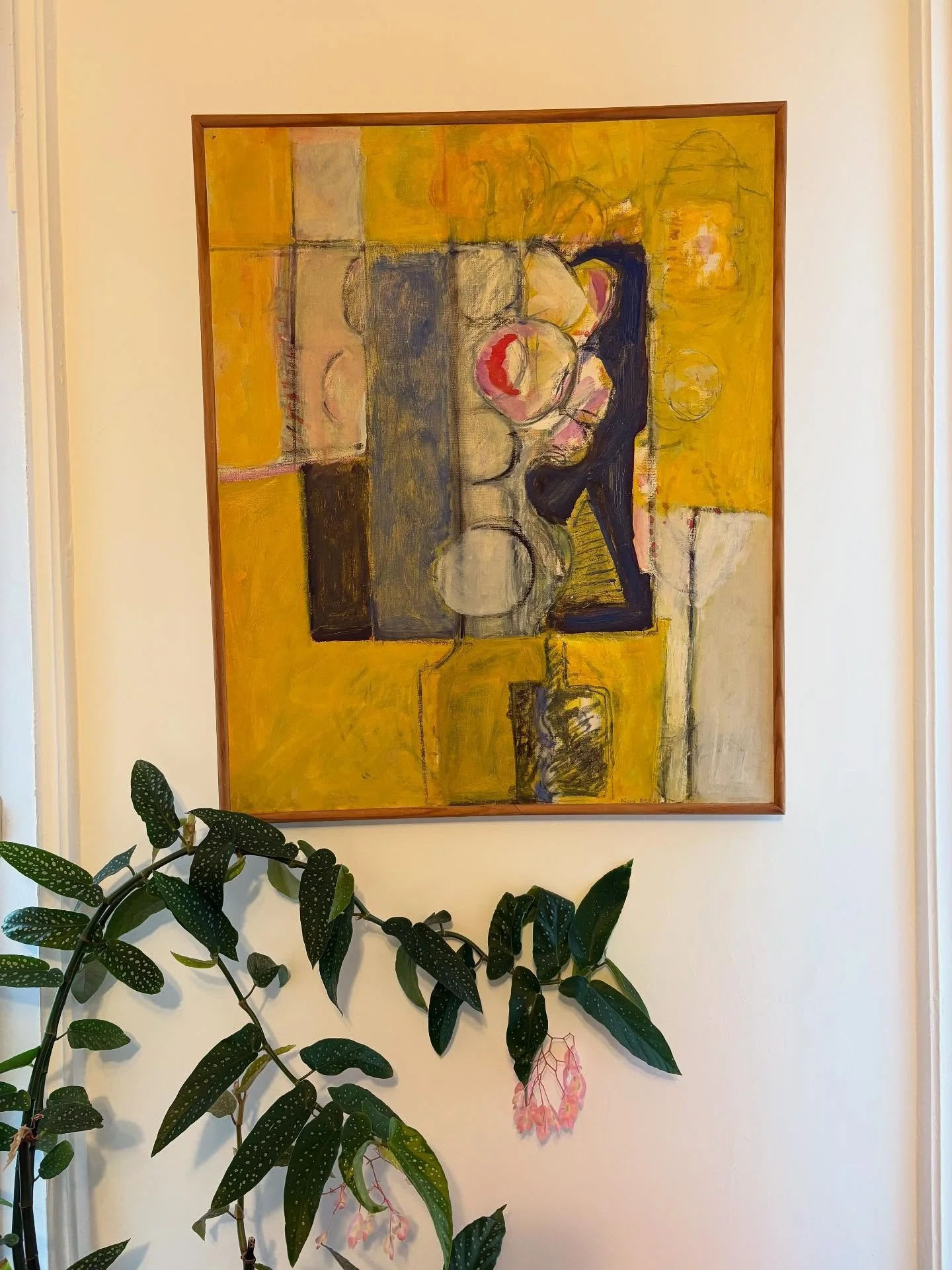 &ldquo;Paris Morning,&rdquo; oil on Linen.  I woke up this morning to this painting on the wall, one I had shown in Paris many years ago.  Nice to see it again!  #oiloncanvas #paris
