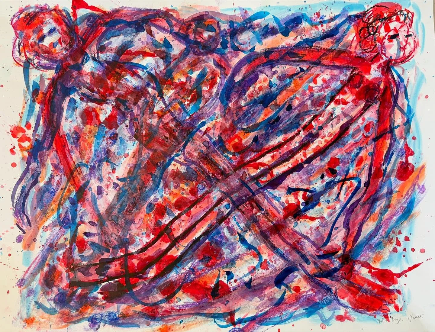 &ldquo;Full Heart,&rdquo; #watercolor #ink  #freepalestine