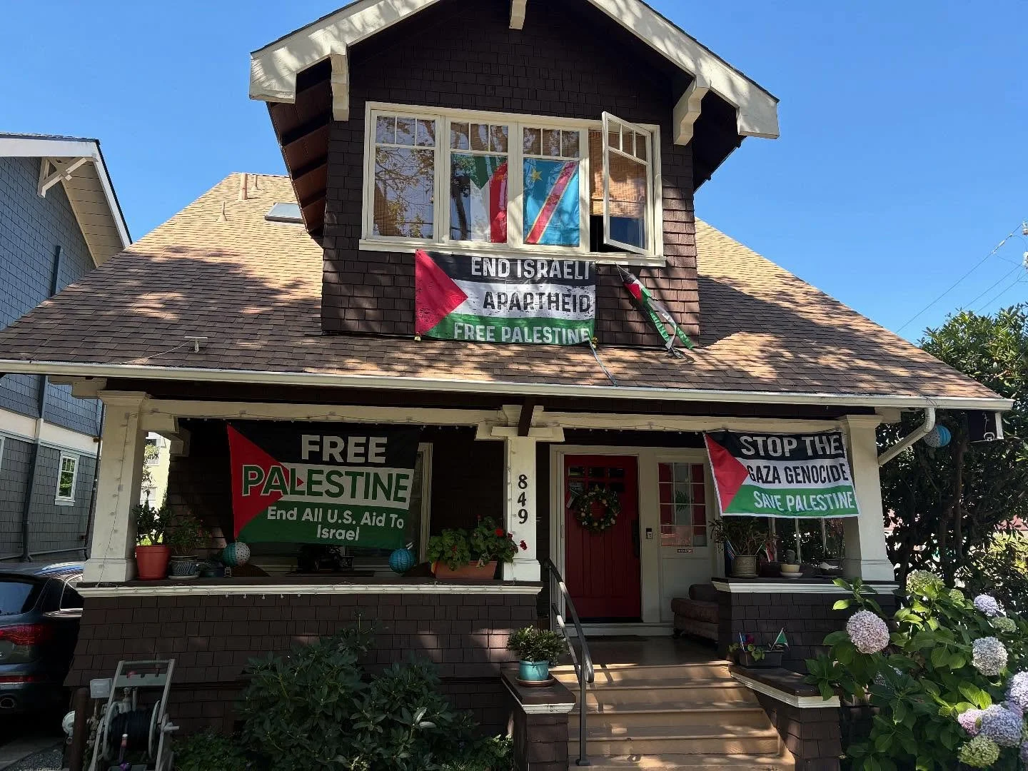 A house in Oakland, #freepalestine🇵🇸 #stopgazagenocide #oakland