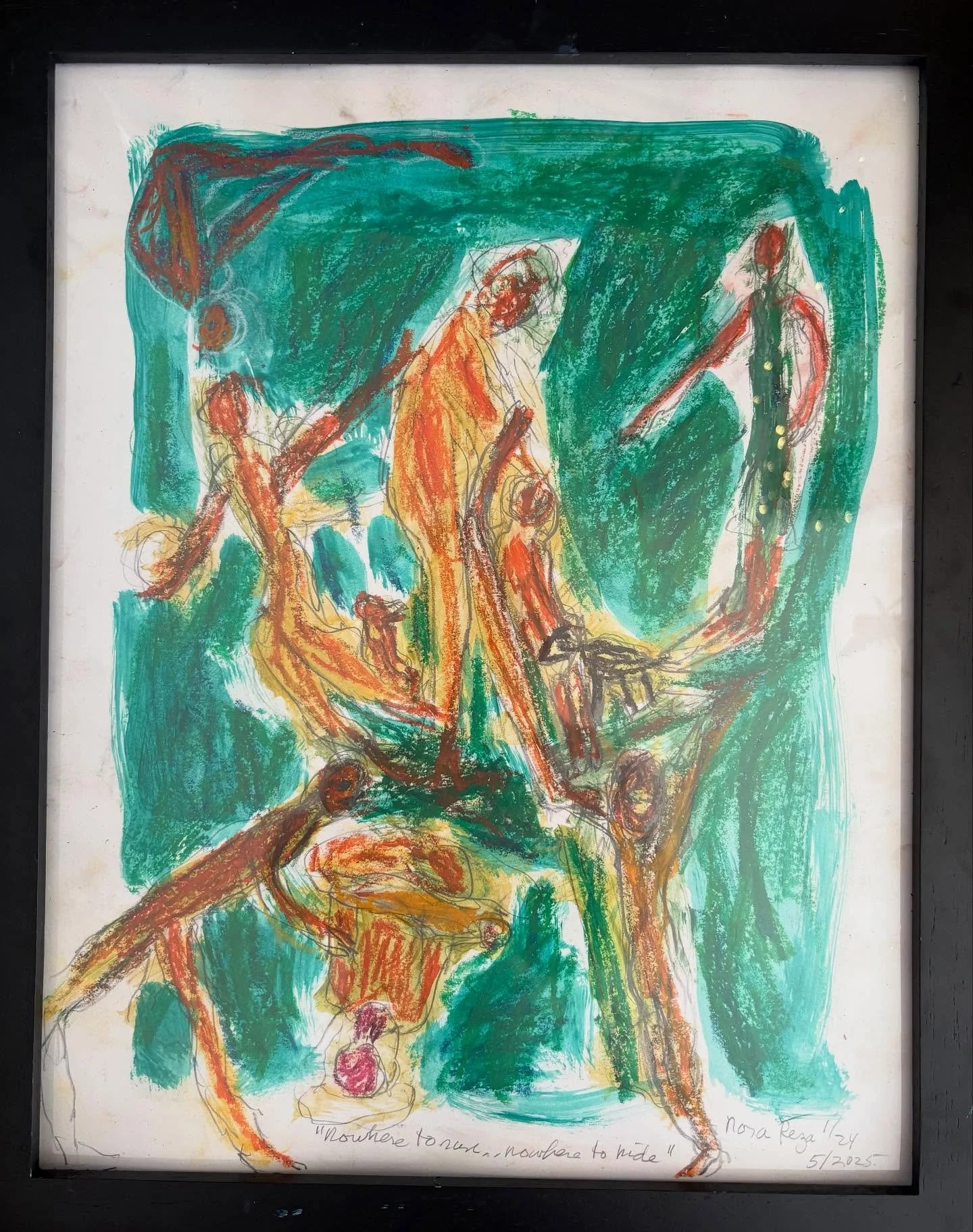 These and other paintings from my &ldquo;Bearing Witness,&rdquo; series (see recent posts) can be seen tomorrow in Berkeley. They can also be reserved online. $100 each for a donation to MECA.  DM for more details.