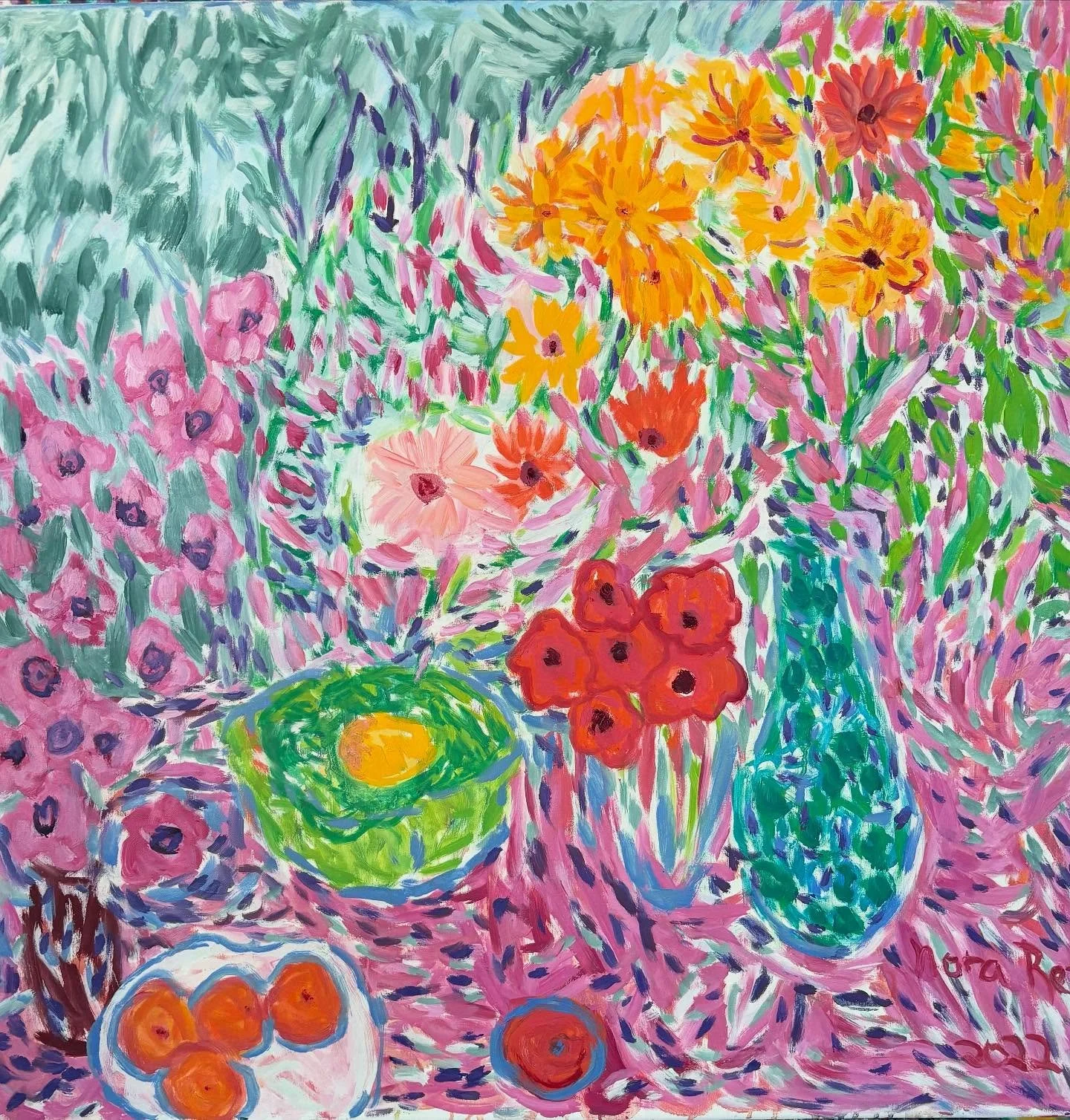 This painting and many others found new homes yesterday, all in support of Middle East Children&rsquo;s Alliance. MECA continues to supply food and water to the children of Gaza and other countries. DM for inquiries.  #meca #palestine