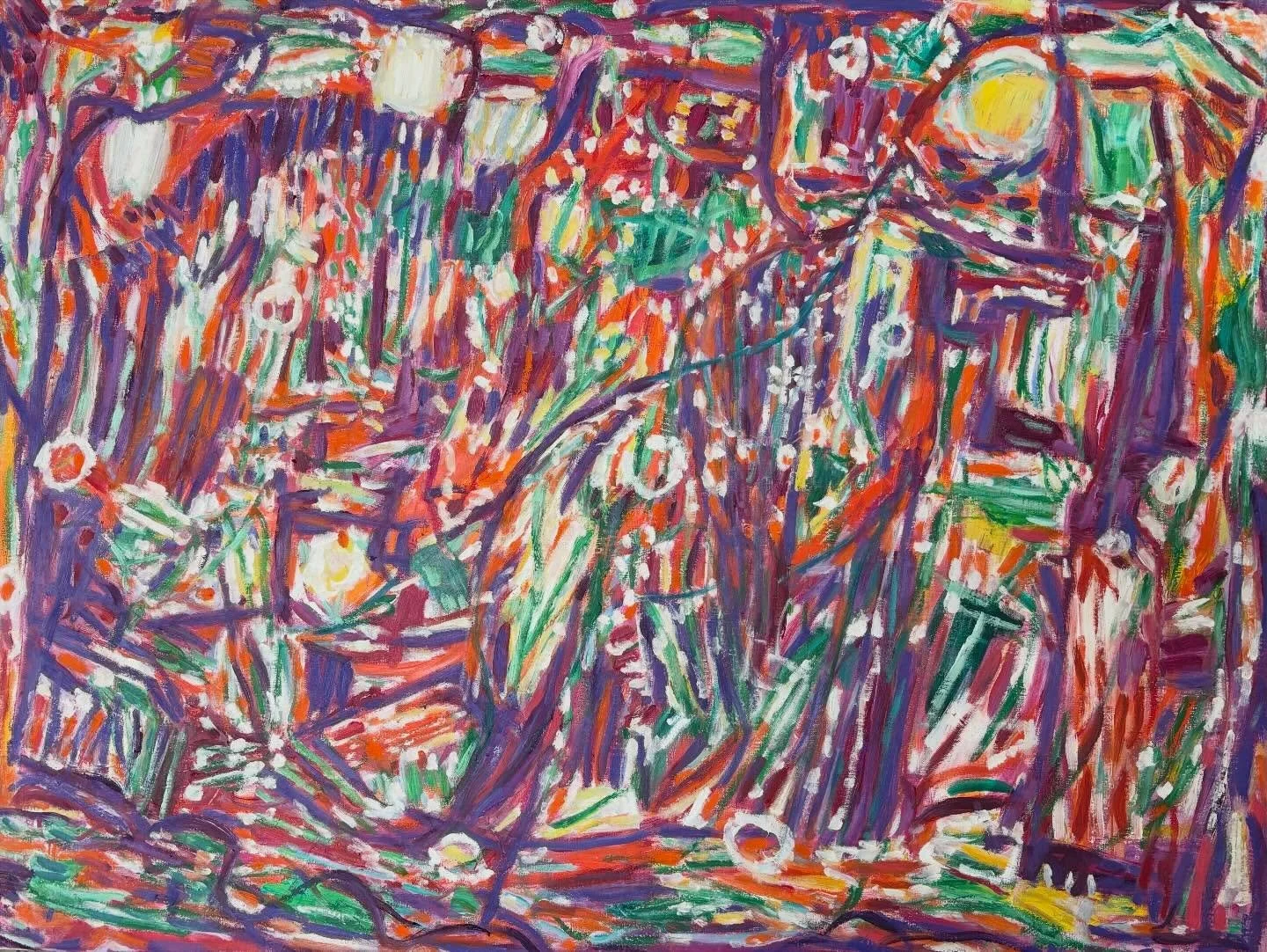 &ldquo;Markings&rdquo; oil on linen, 36 inches x 24.  2026.