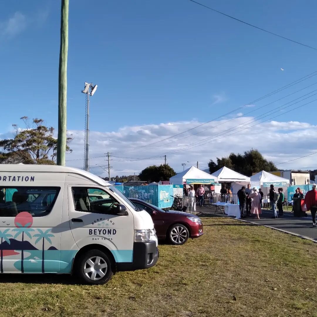 Big weekend for us
Narooma Oyster festival 
Cobargo Folk Festival
Tilba wedding