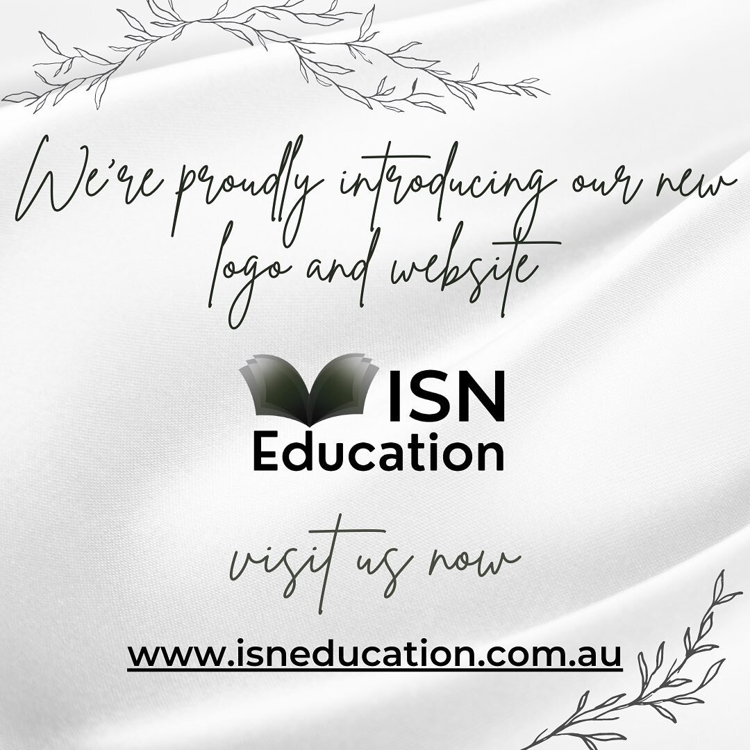 ✨ We're proudly launching our new logo and website in this July 2021 ✨

As we know, in this lockdown situation, ISN Education would like to maximise our time by creating new fresh look for all of us. 

PLUS, we put a lot of effort in creating the new