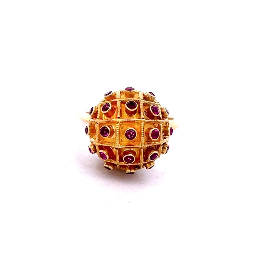 18K Tiffany & Co. Ruby Dome Ring