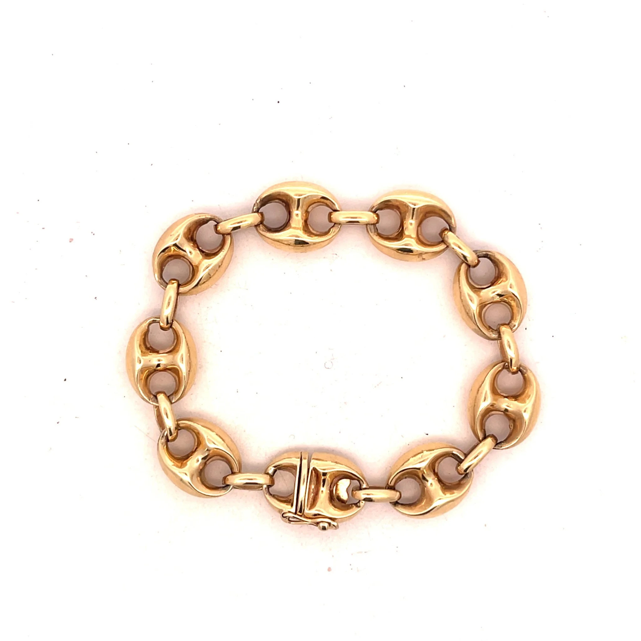 14K Gold Gucci/Mariners Link Bracelet